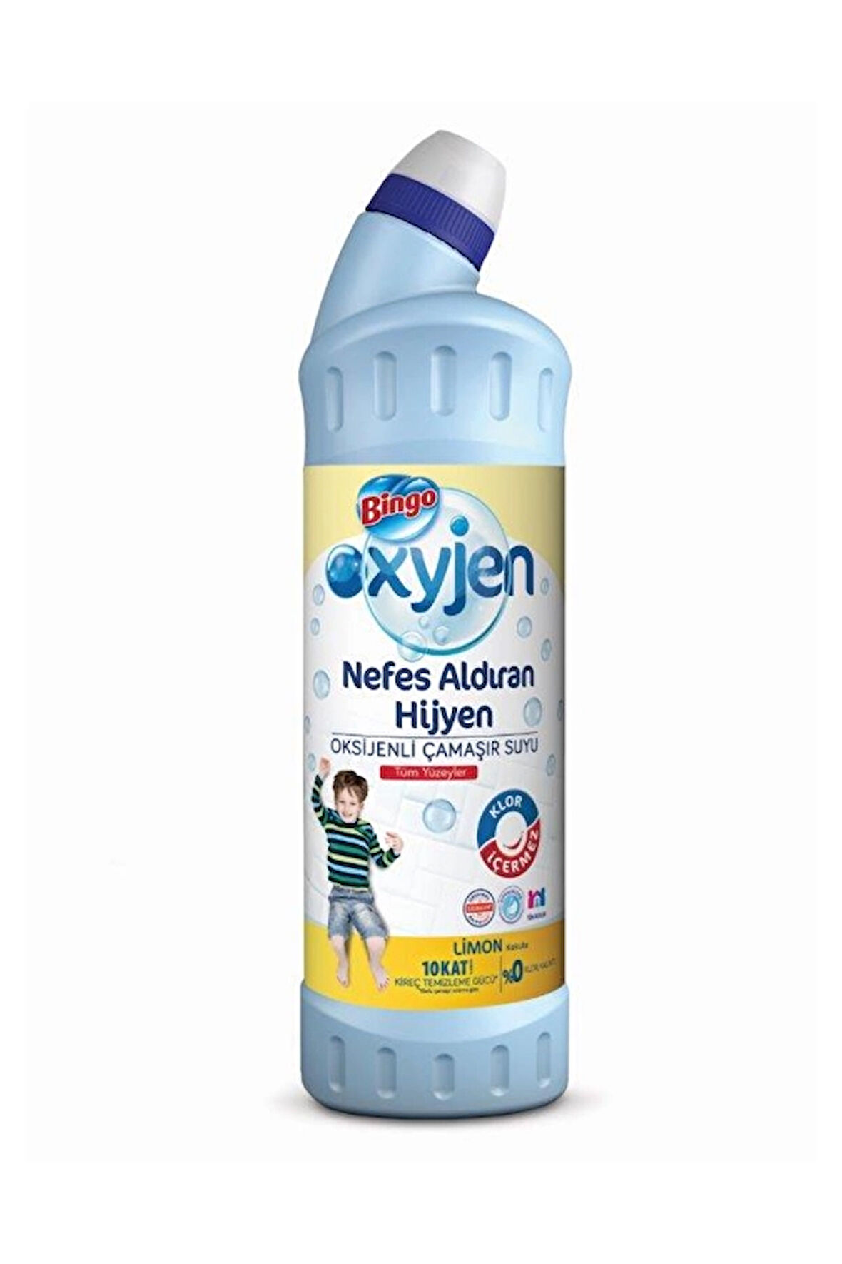 2 ADET  Bingo Oksijen Çamaşır Suyu 750 ml Hassas Hijyen