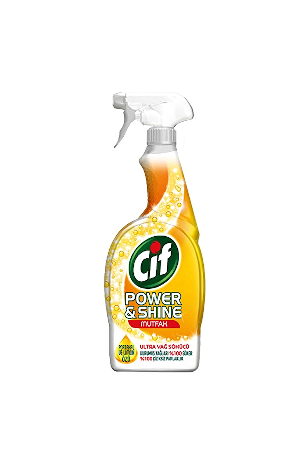 2 ADET  Cif Power Shine Yüzey Temizleyici Sprey 750 ml Mutfak