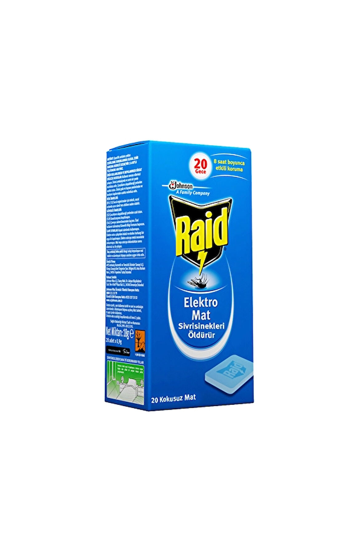2 ADET  Raid Elektromat Tablet 20 Adet