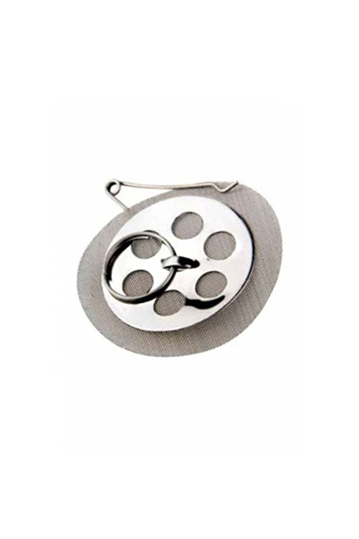 2 ADET  Gondol Çelik Çay Süzgeci