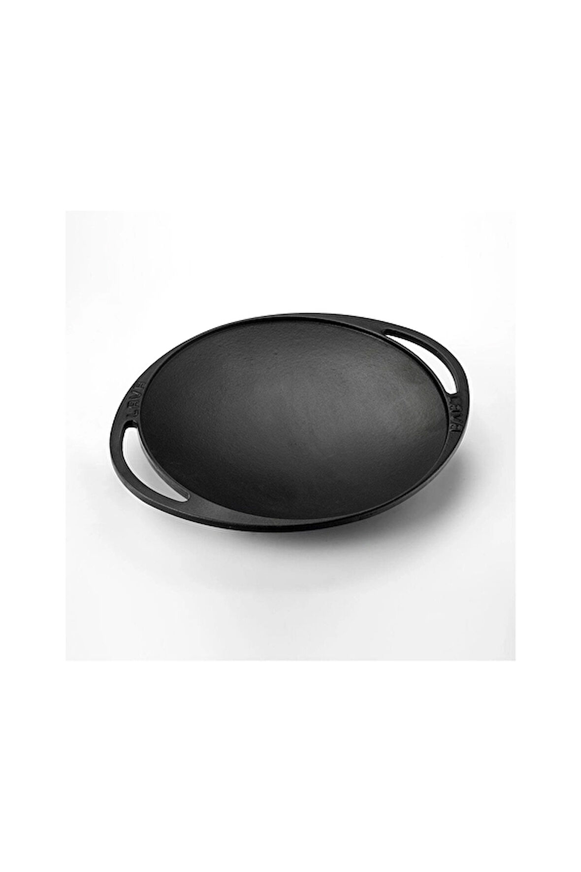 2 ADET  Lava Döküm Sac Kavurma Tavası Metal Kulplu 28 Cm