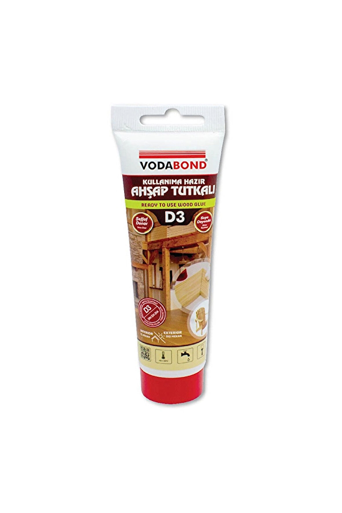 2 ADET  Vodabond D3 Ahşap Tutkal Şeffaf 150g