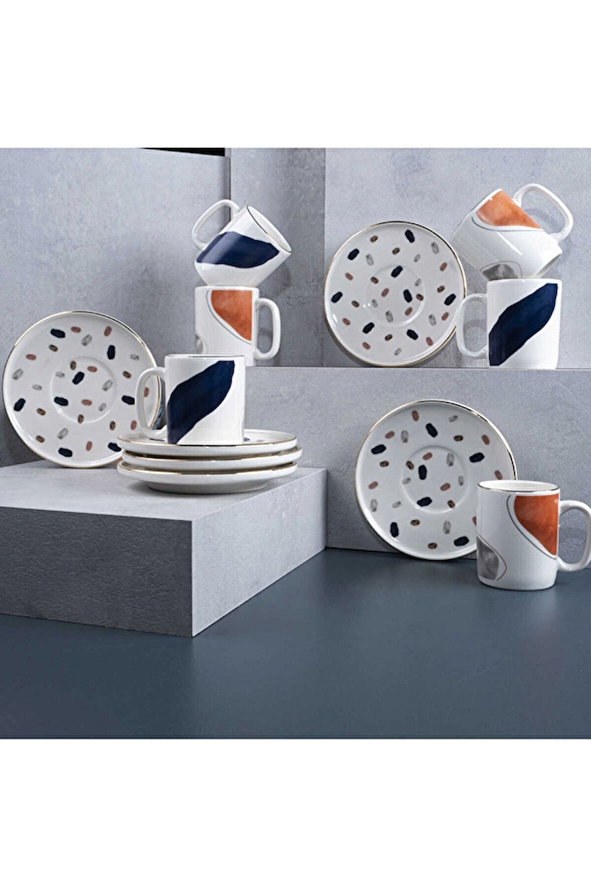 2 ADET  Aryıldız Moon 12 Parça Fincan Takımı