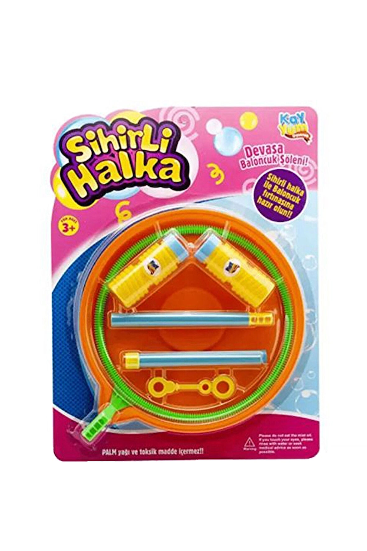 2 ADET  Sihirli Halka Köpük Oyunu