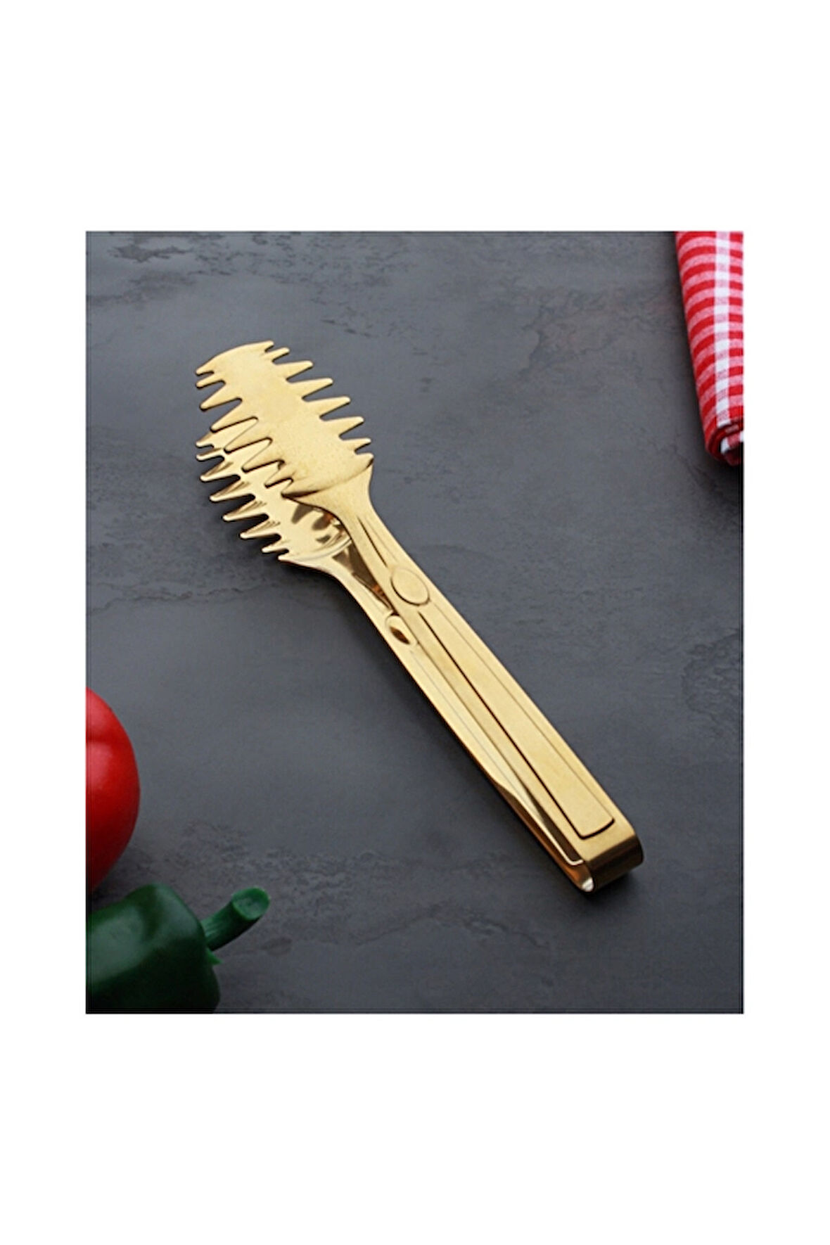 2 ADET  Acar Gold Makarna Maşası