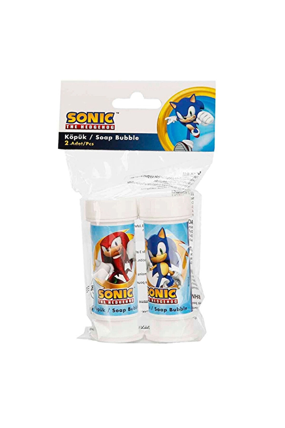2 ADET  Balonevi Sonic Köpük Balon 2'lı
