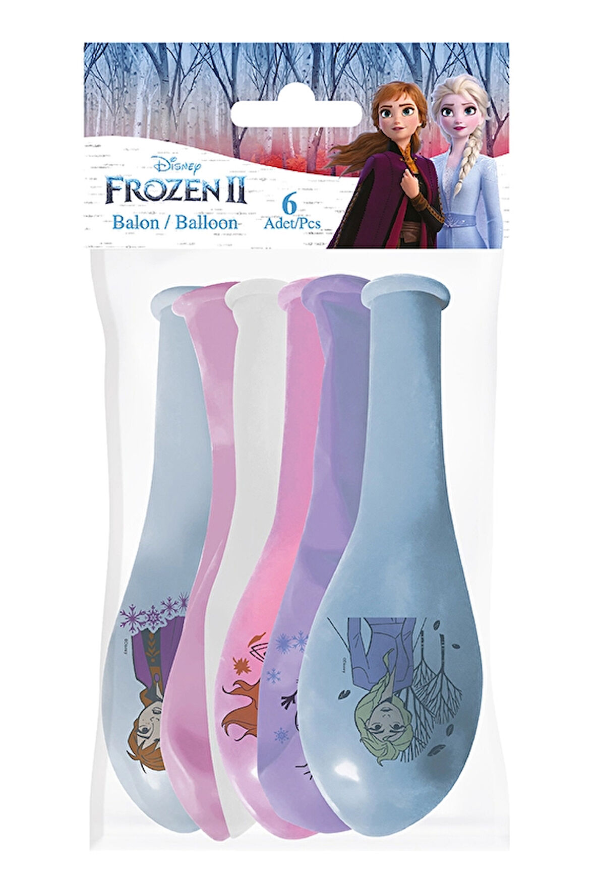 2 ADET  Disney Frozen 6'Lı Balon