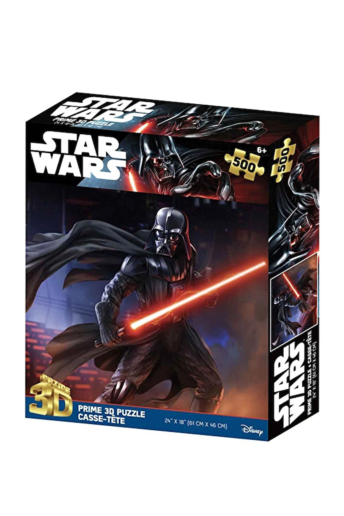 2 ADET  Darth Vader  Prime 3D 500 Parça Puzzle