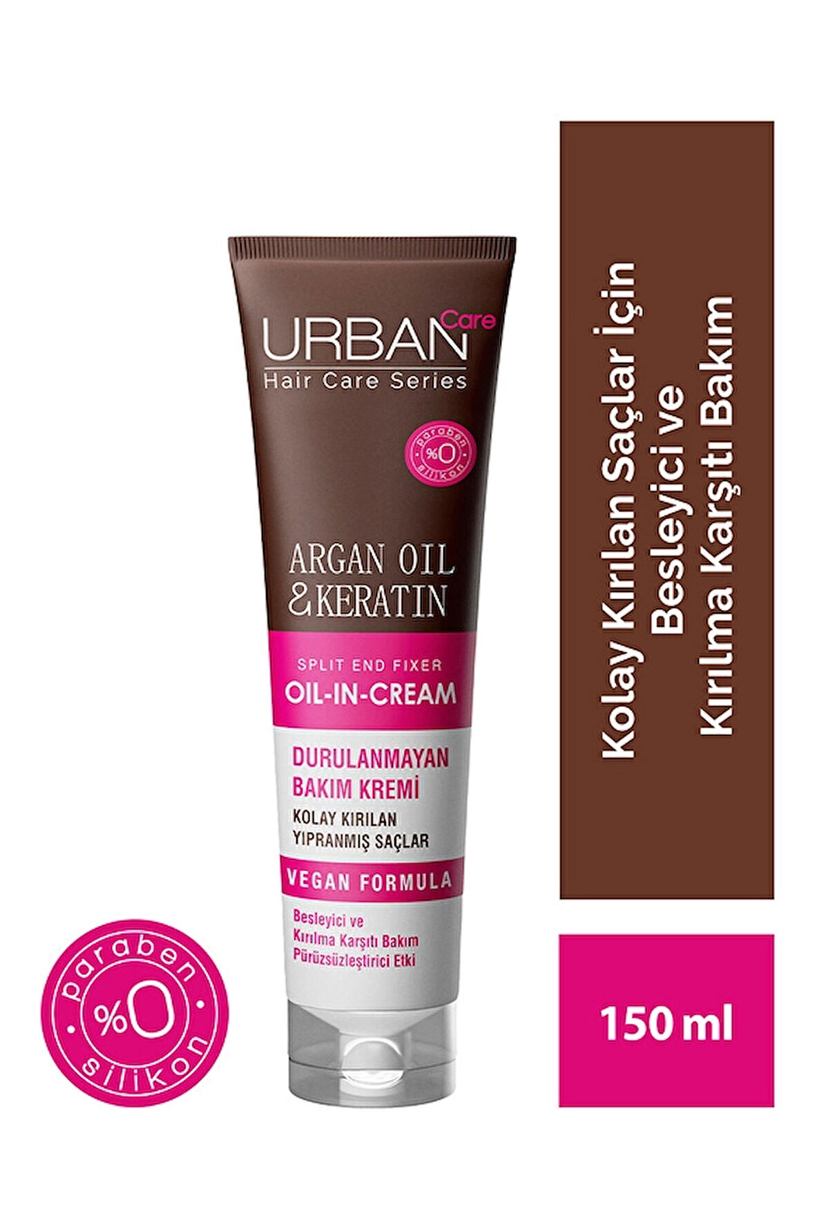 2 ADET  Urban Care Oil In Cream Argan Oil ve Keratin 150ml Saç Kremi