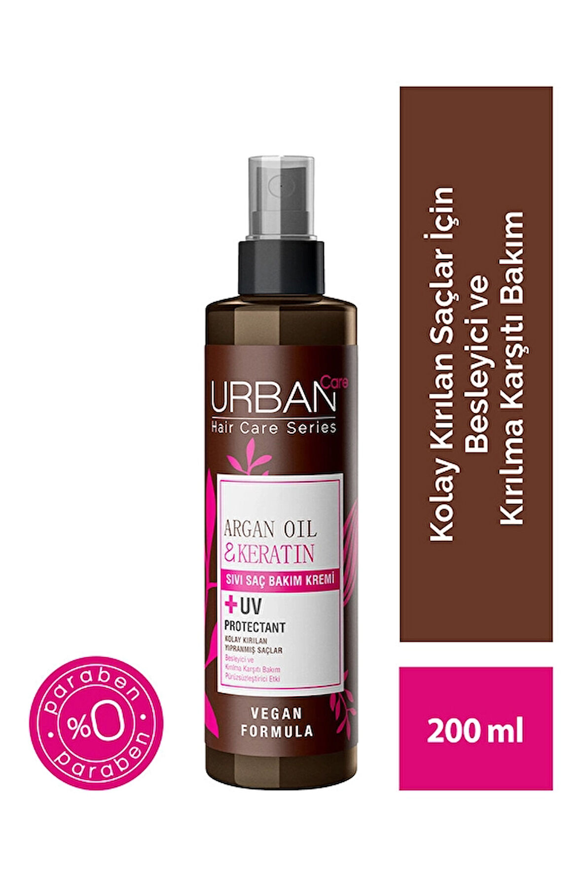 2 ADET  Urban Care Argan Oil & Keratin 200ml Sıvı Saç Kremi