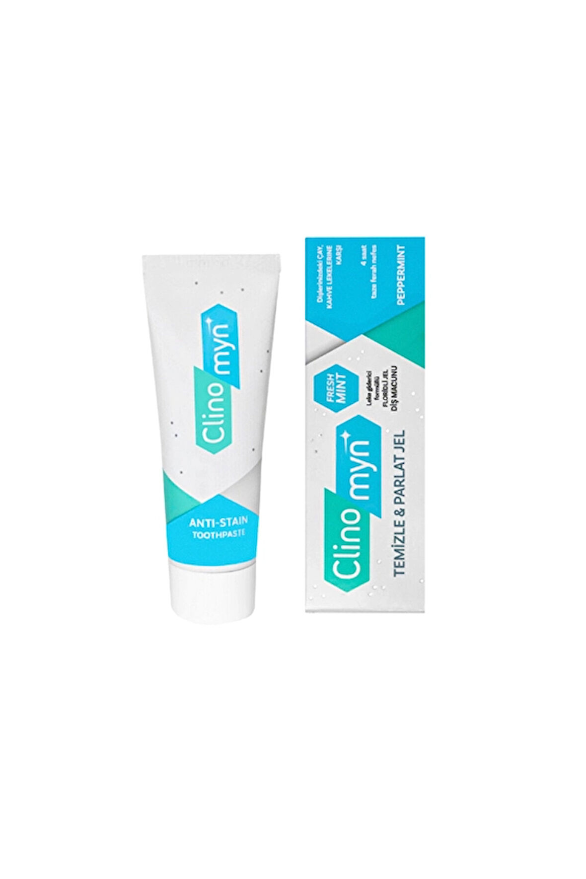 2 ADET  Clinomyn Diş Macunu Jel 75 ml