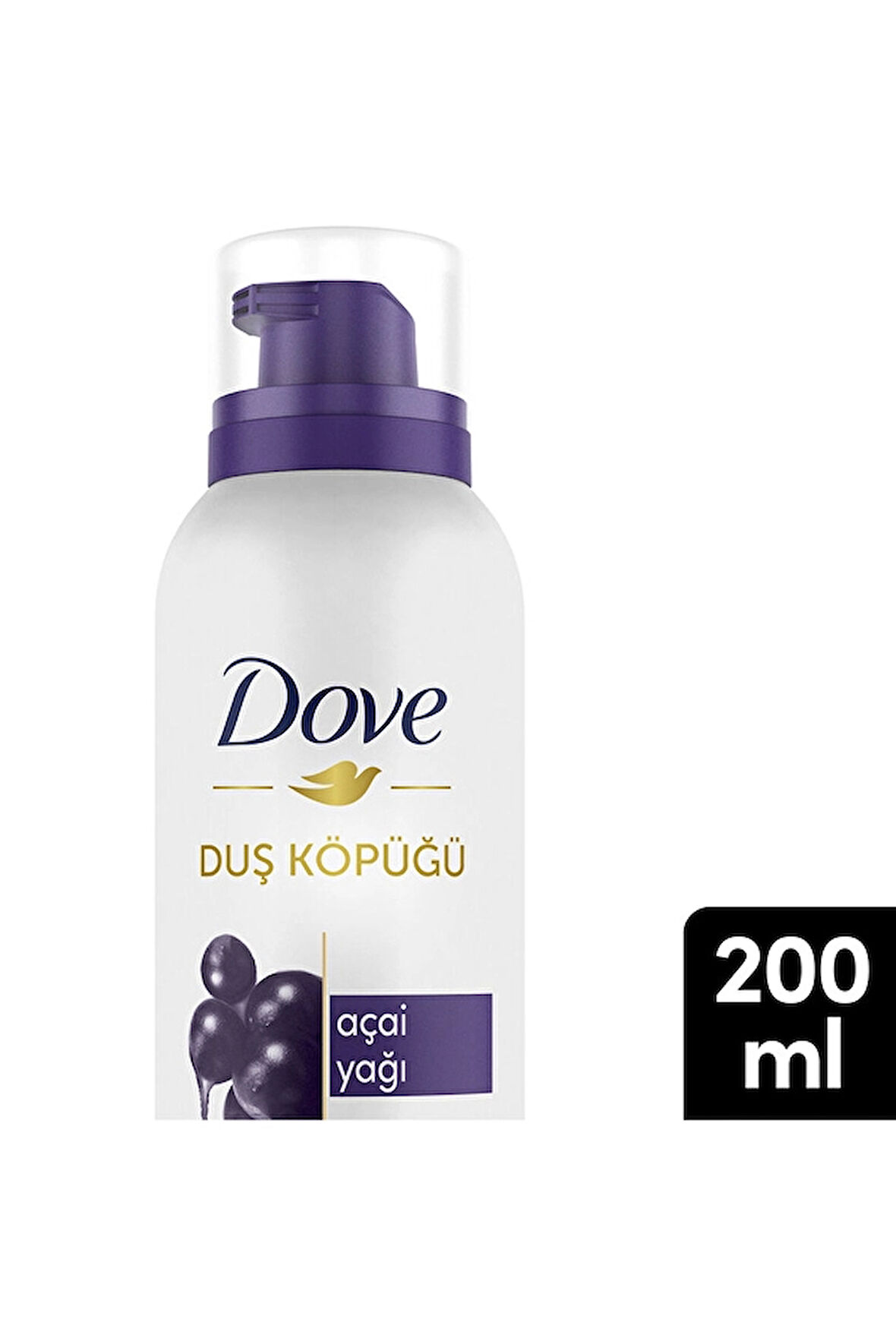 2 ADET  Dove Duş Köpüğü 200ml Acai