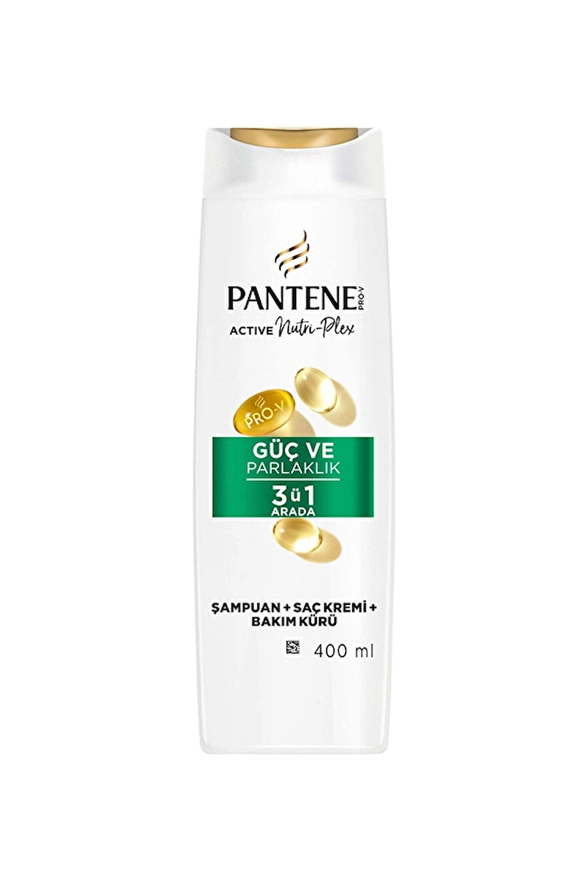 2 ADET  Pantene Güçlü Parlaklık 3+1 400 ml Şampuan