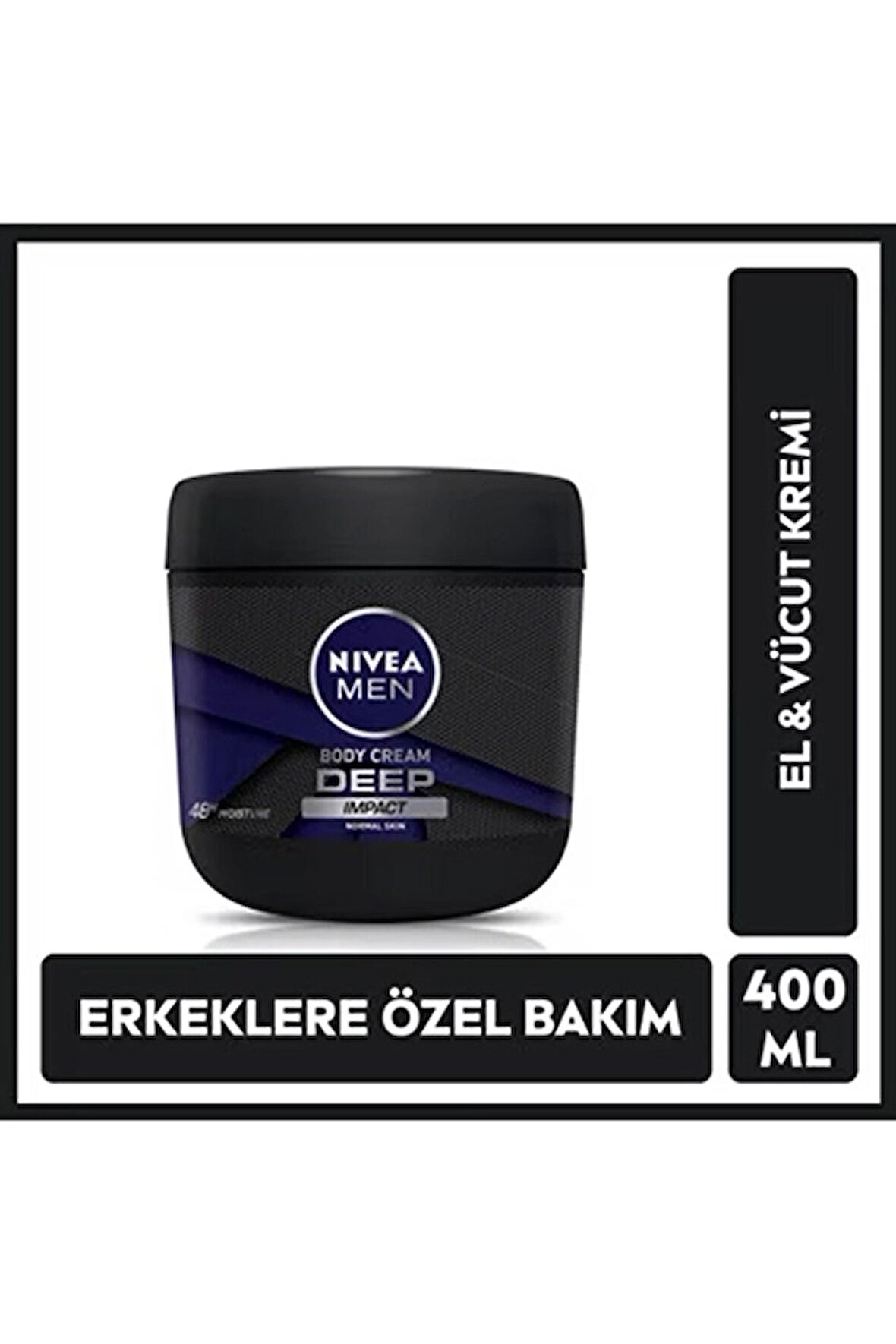 3 ADET  Nivea Men Krem 400ml Deep