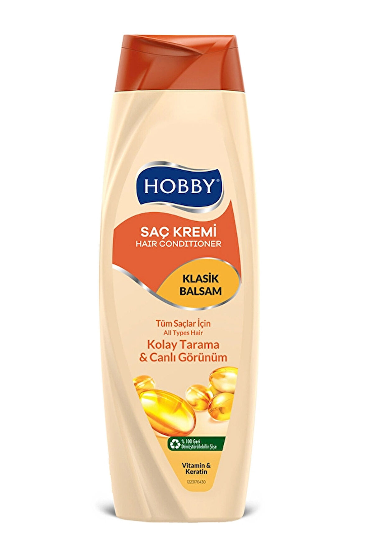 3 ADET  Hobby Saç Kremi Klasik 500 ml