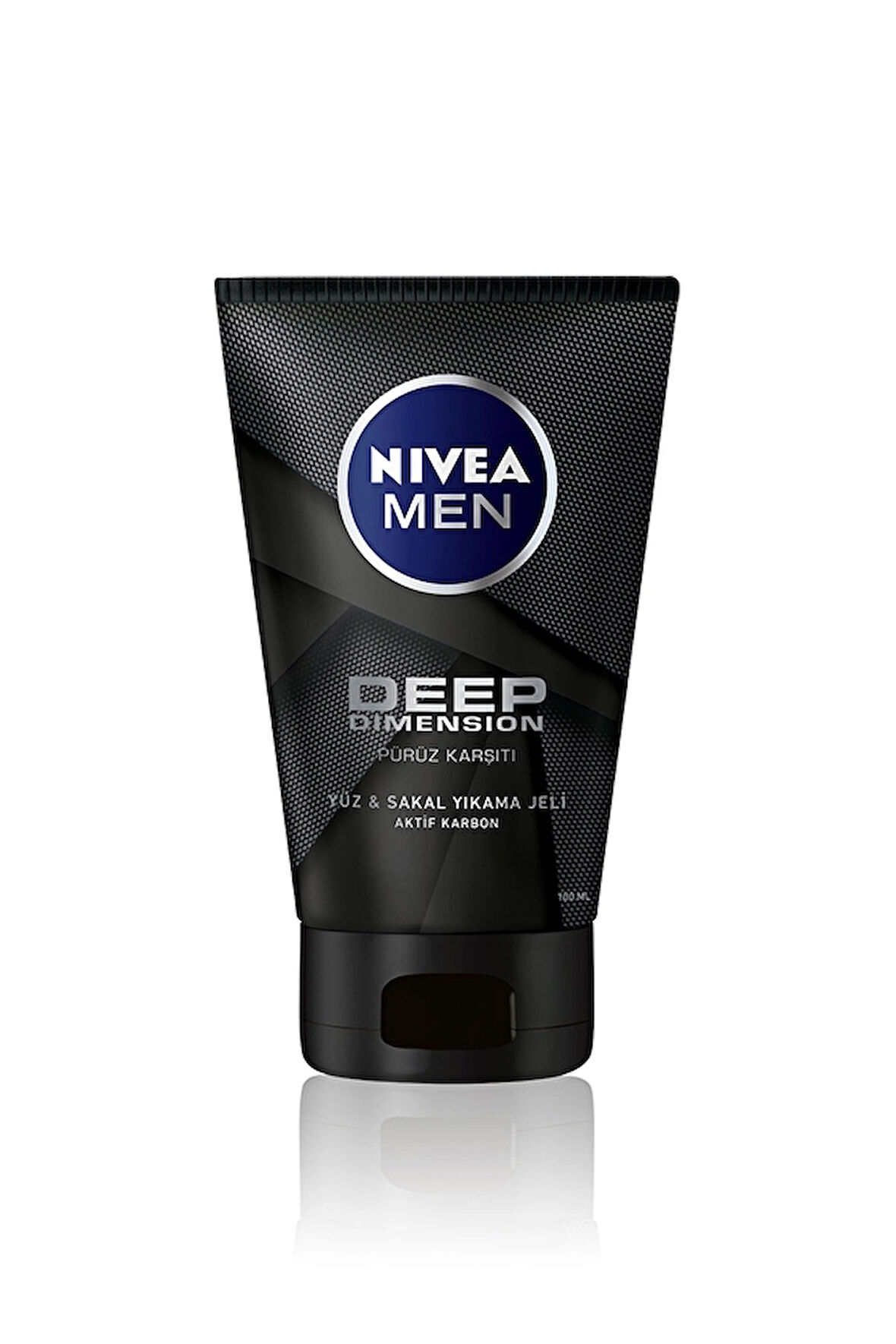 3 ADET  Nivea Men Yüz&Sakal Yıkama Jeli Deep 100 ml