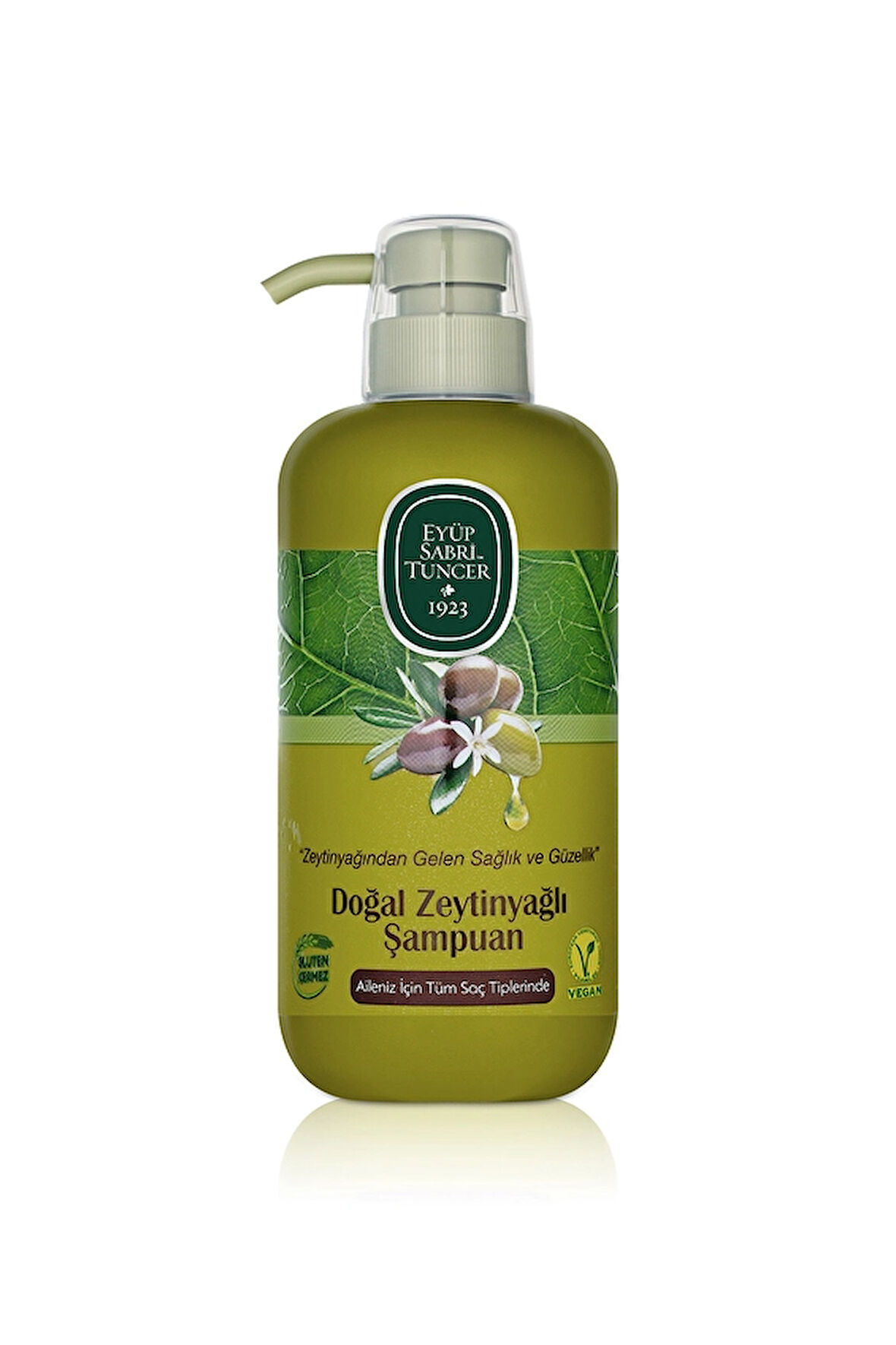 3 ADET  Eyüp Sabri Tuncer Şampuan Zeytinyağlı 600 ml