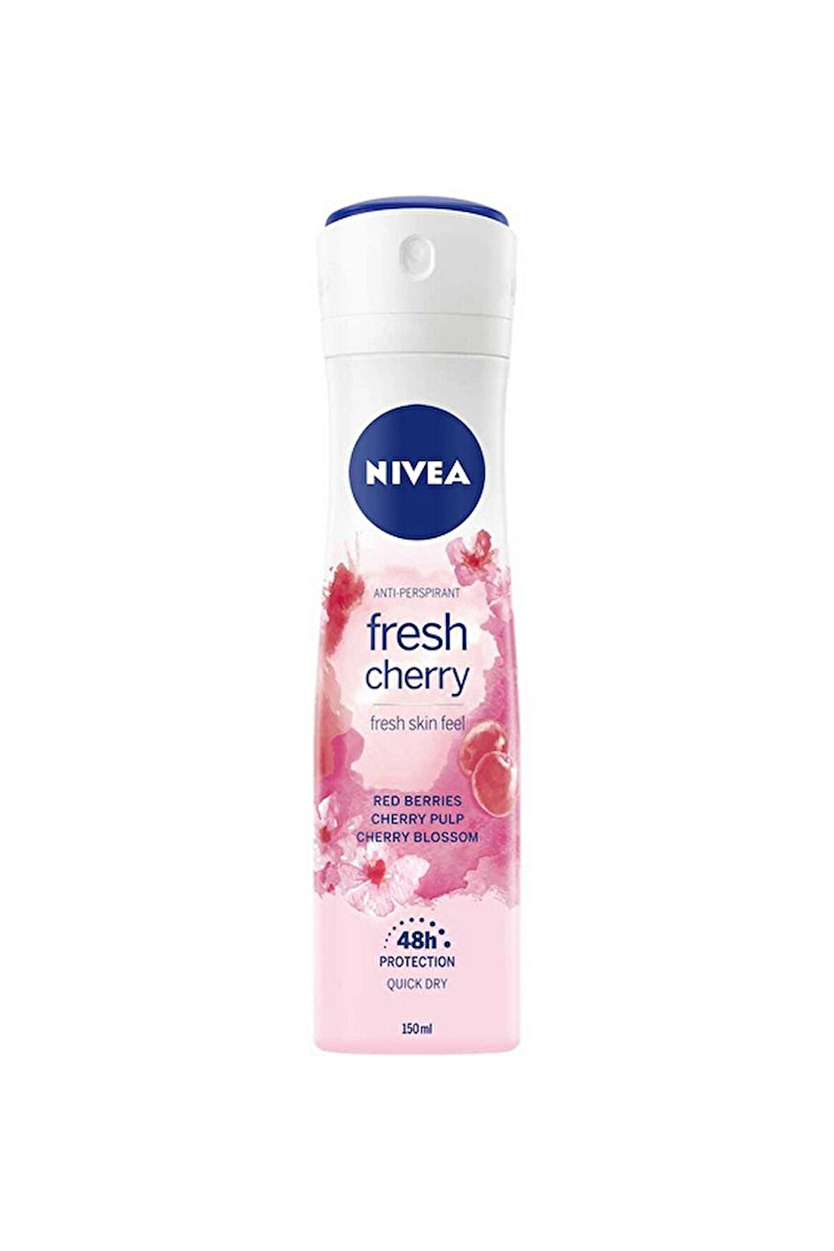 3 ADET  Nivea Deodorant Fresh Cherry 150 ml
