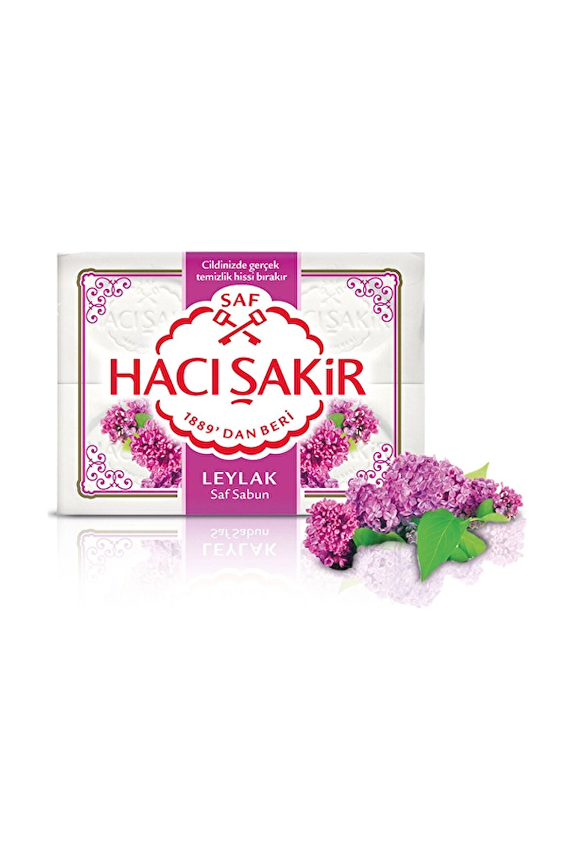 3 ADET  Hacı Şakir Banyo Sabunu Leylak 600 g