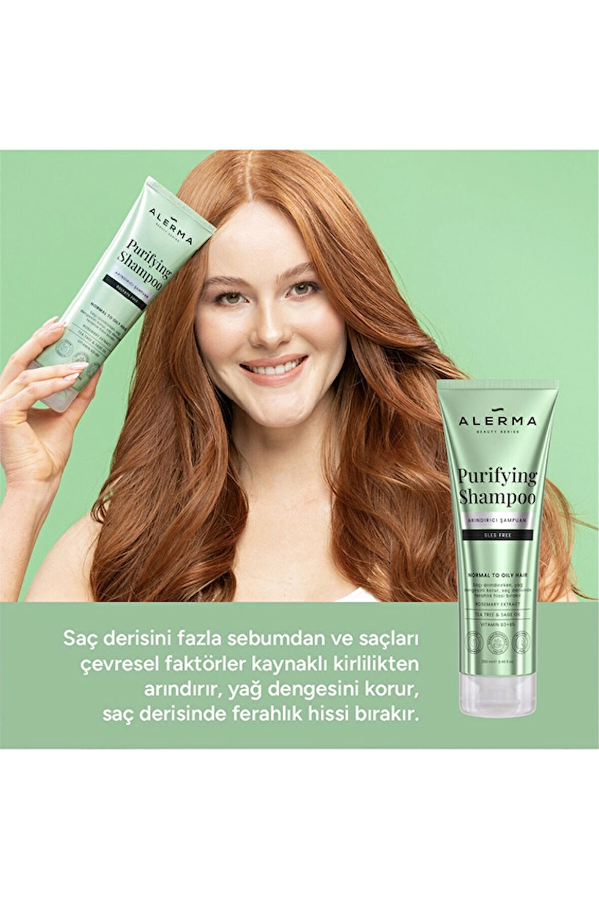 3 ADET  Alerma Arındırıcı Şampuan 250 ml