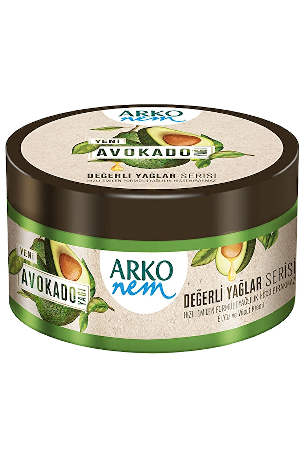 3 ADET  Arko Nem Krem Avokado Yağı 250 Ml