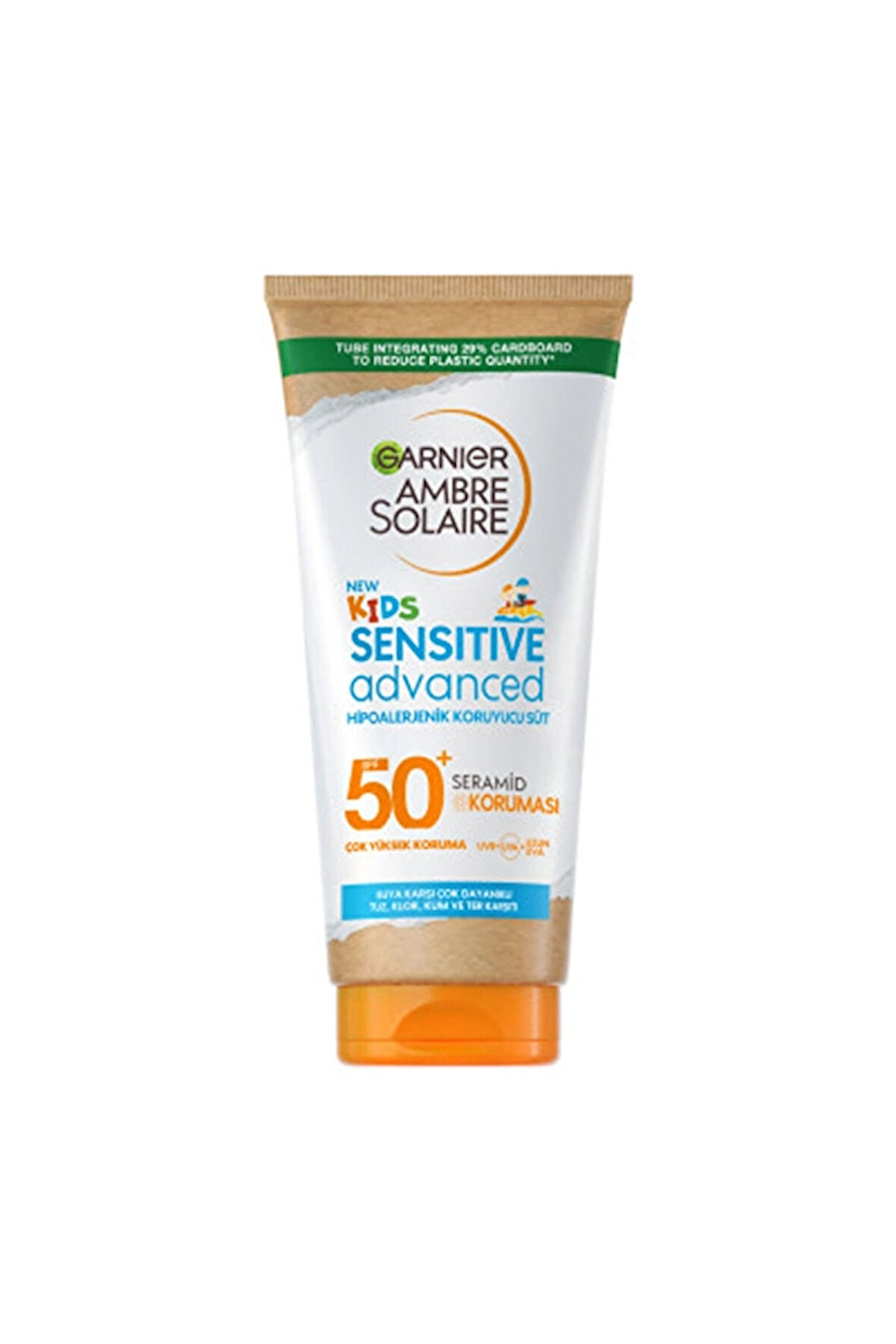 3 ADET  Garnier Ambre Solaire Sensitive Advanced Çocuk Hipoalerjenik Güneş Koruyucu Süt SPF 50+ 175 ml