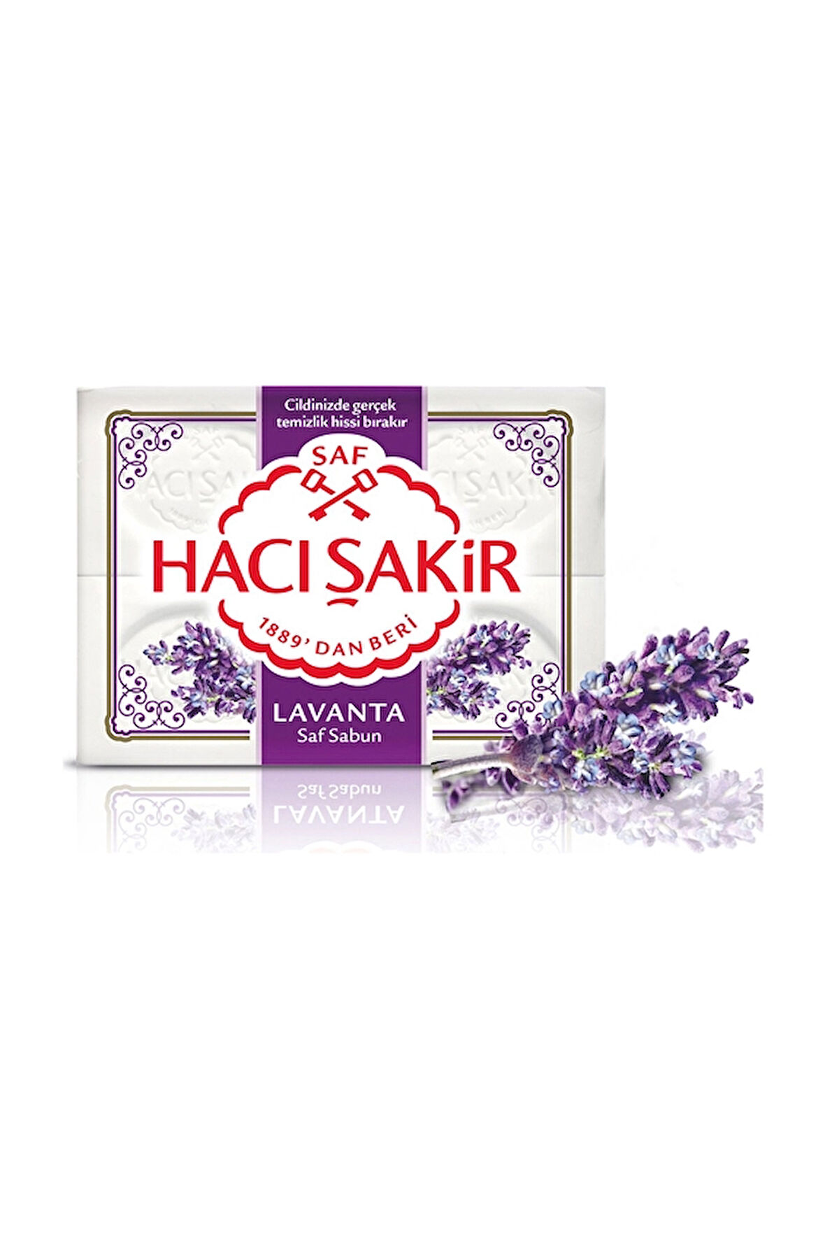 3 ADET  Hacı Şakir Banyo Sabunu Lavanta 600 g