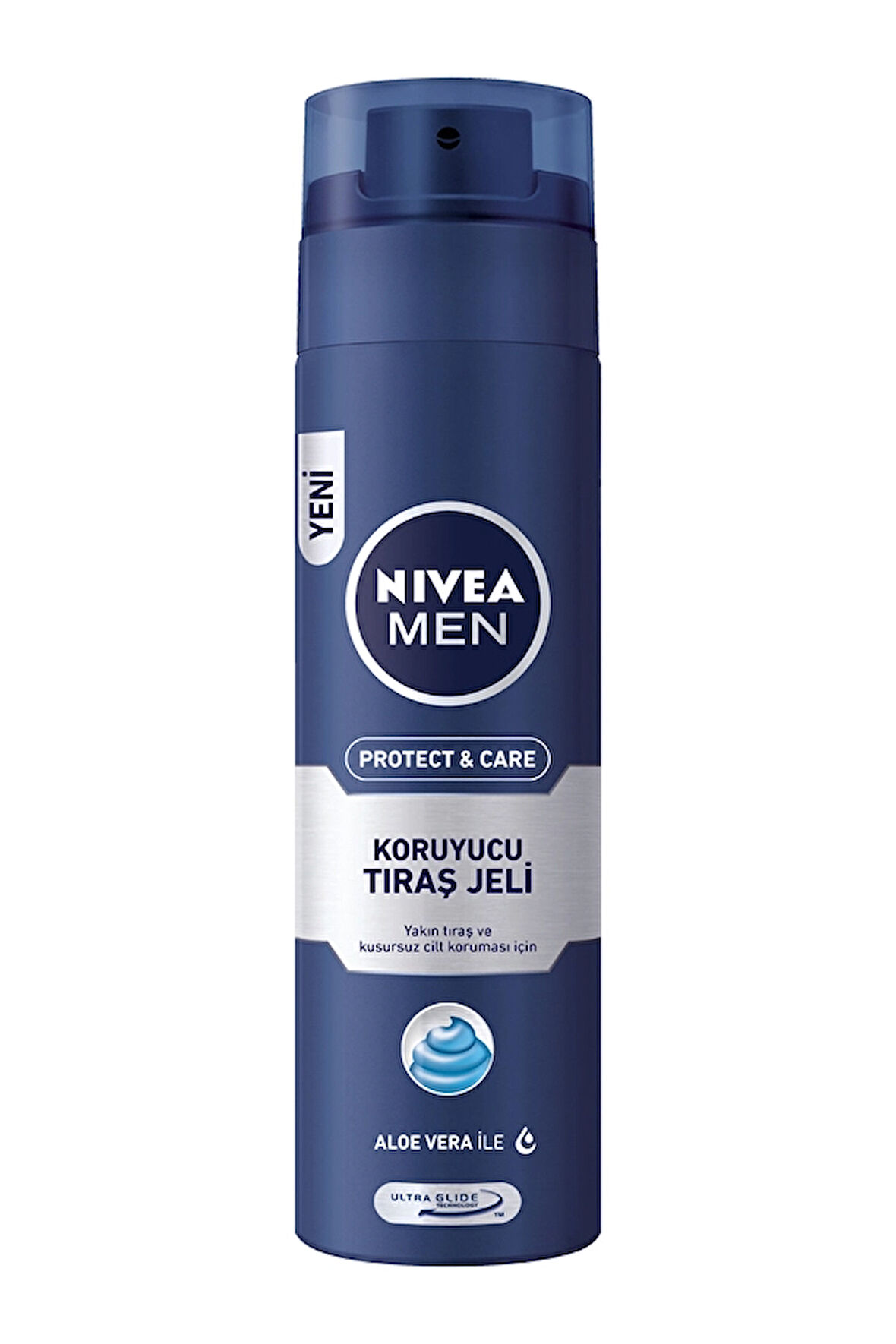 3 ADET  Nivea Men Tıraş Jeli Koruyucu 200 ml