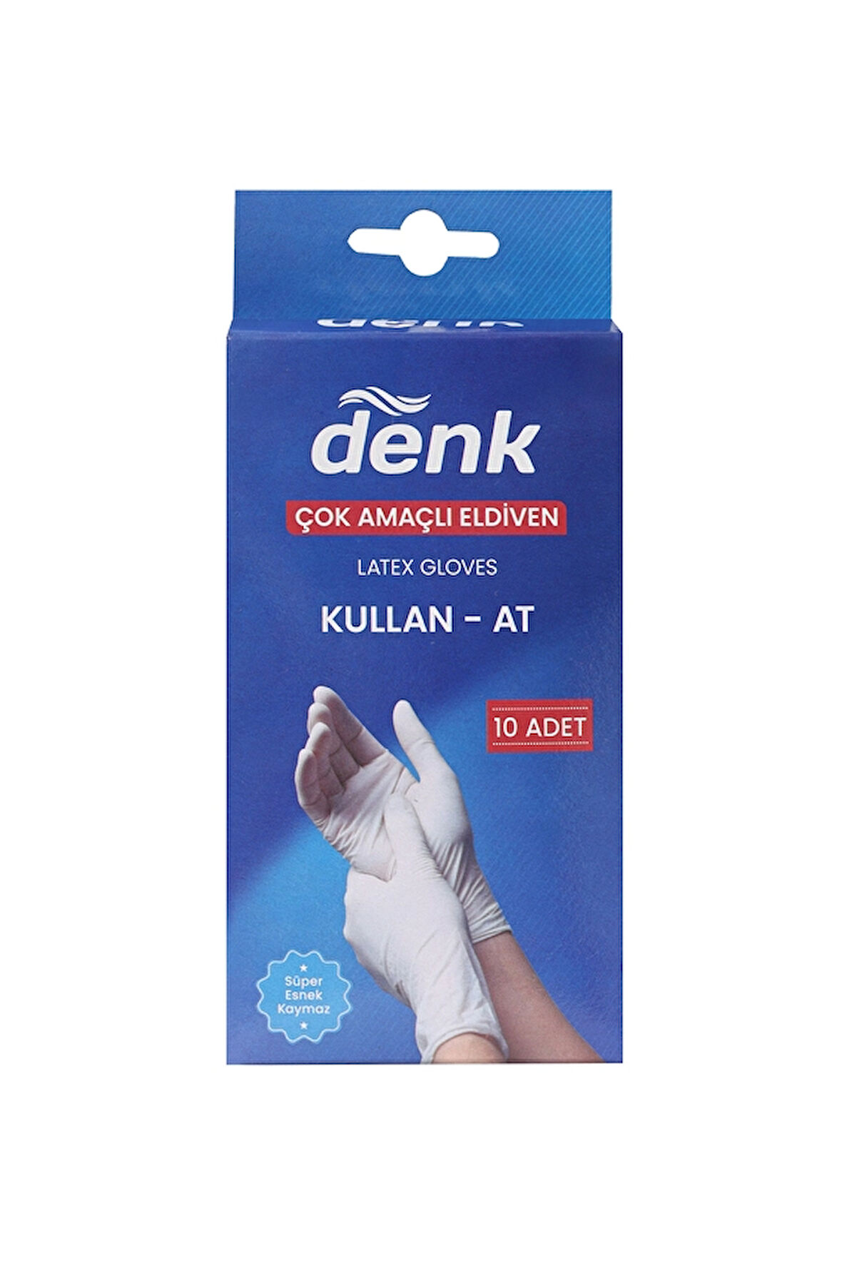 3 ADET  Denk Lateks Eldiven 10 lu