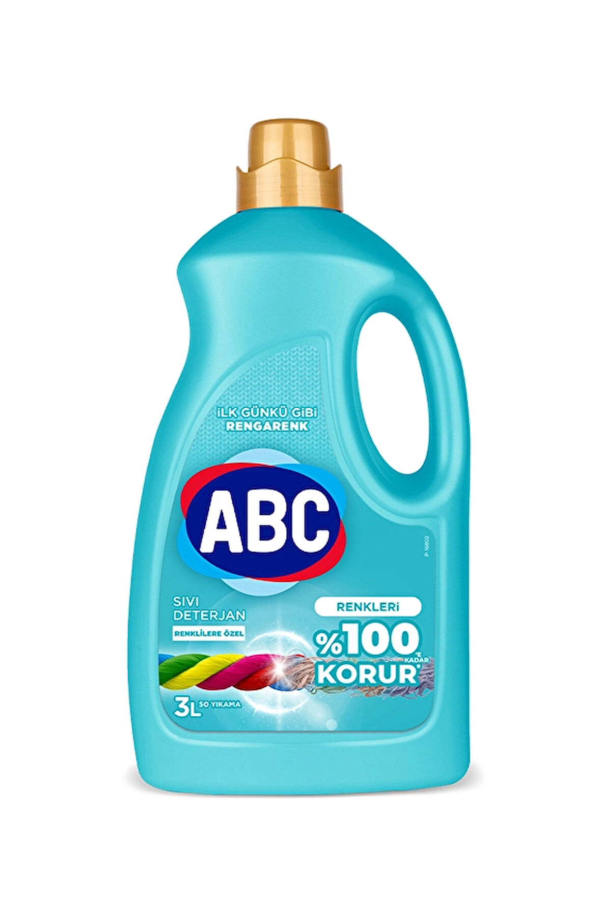 3 ADET  Abc Sıvı Bakım Deterjanı Renkliler 50 Yıkama 3000 ml