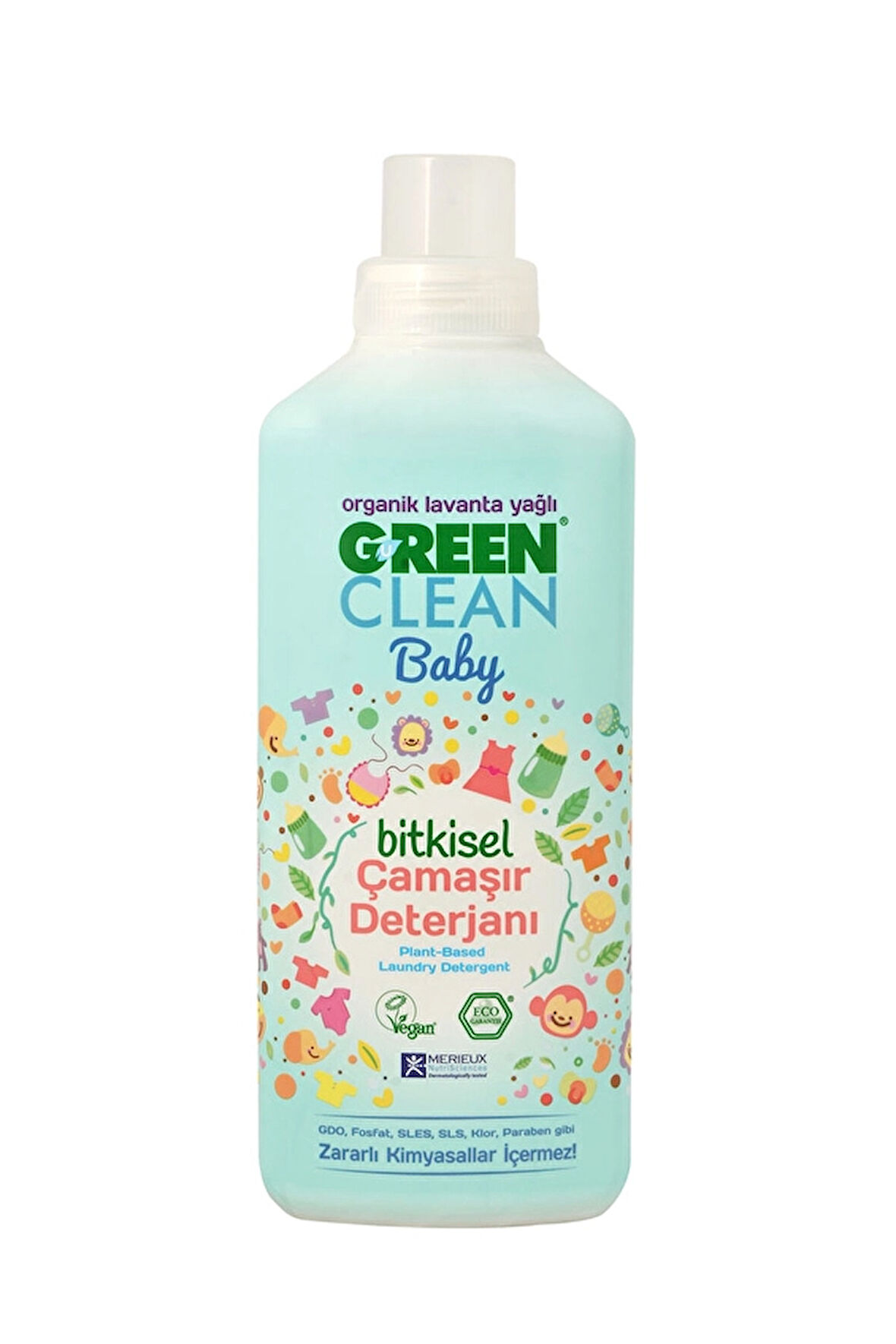 3 ADET  Green Clean Bitkisel Bebek Sıvı Çamaşır Deterjanı 1000 ml