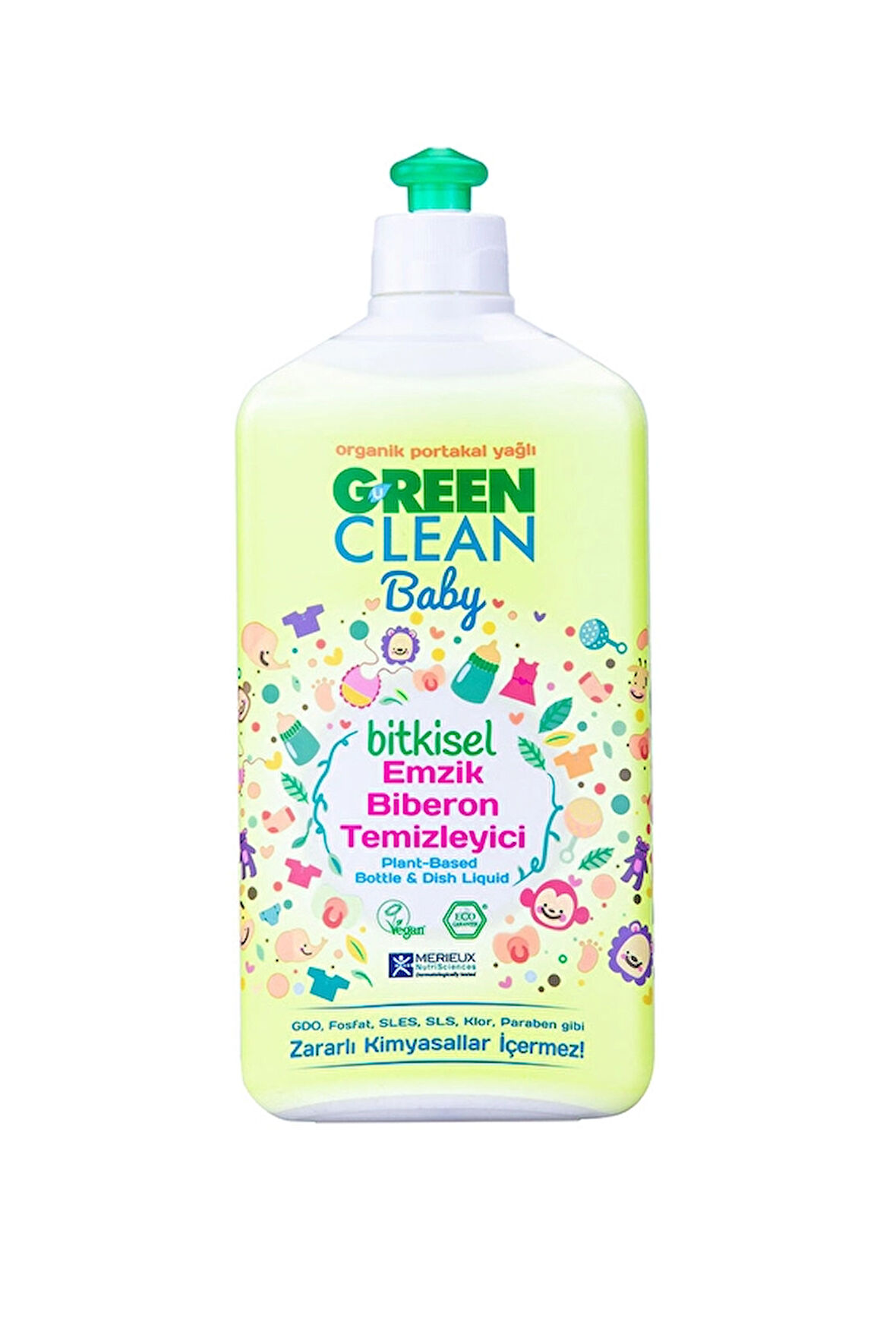 3 ADET  Green Clean Emzik Biberon Temizleyici 500 ml