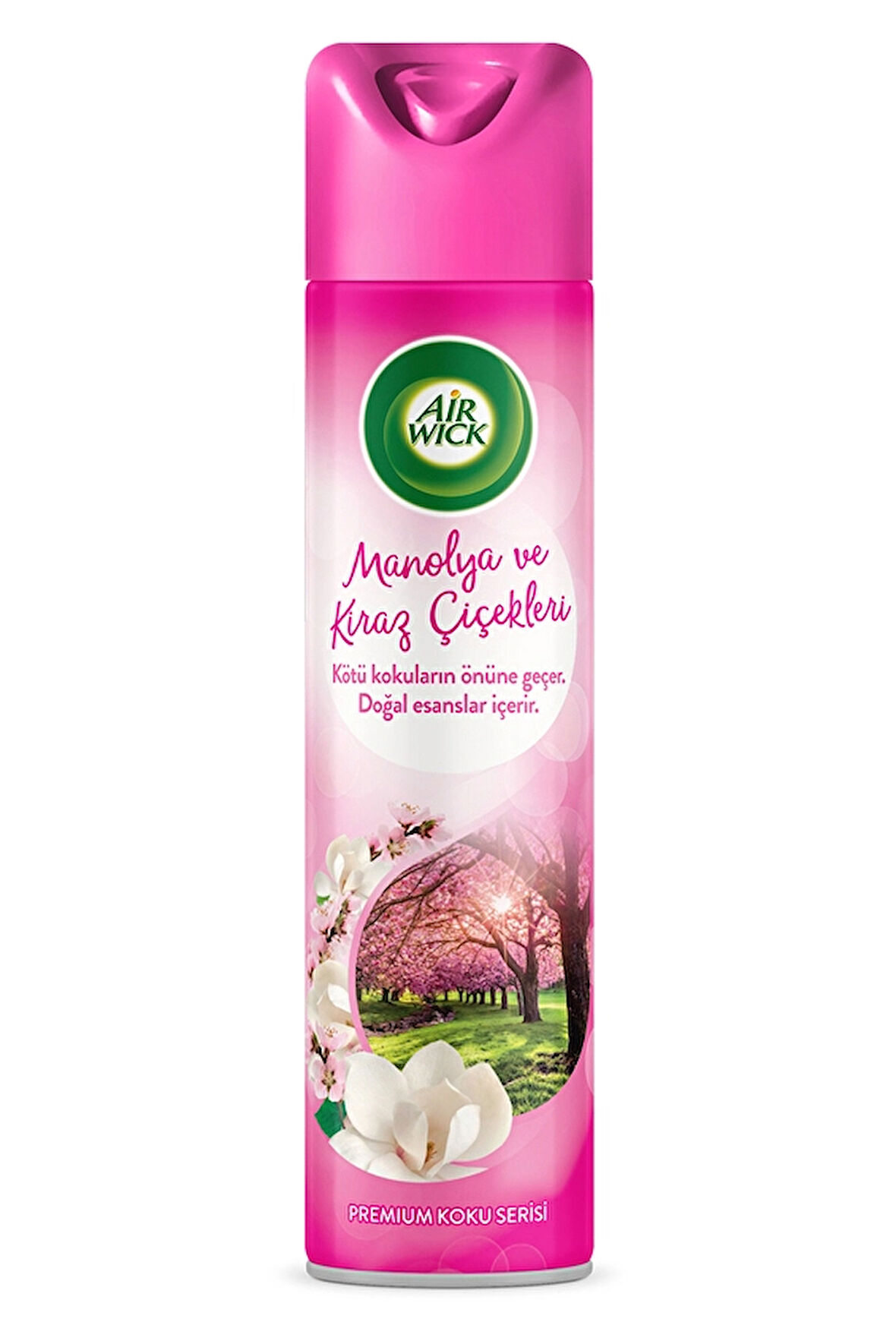 3 ADET  Air Wick Aerosol Manolya ve Kiraz 300 ml