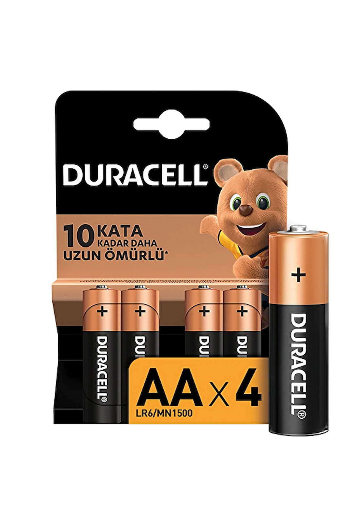 3 ADET  Duracell Kalem 4' Lü Pil