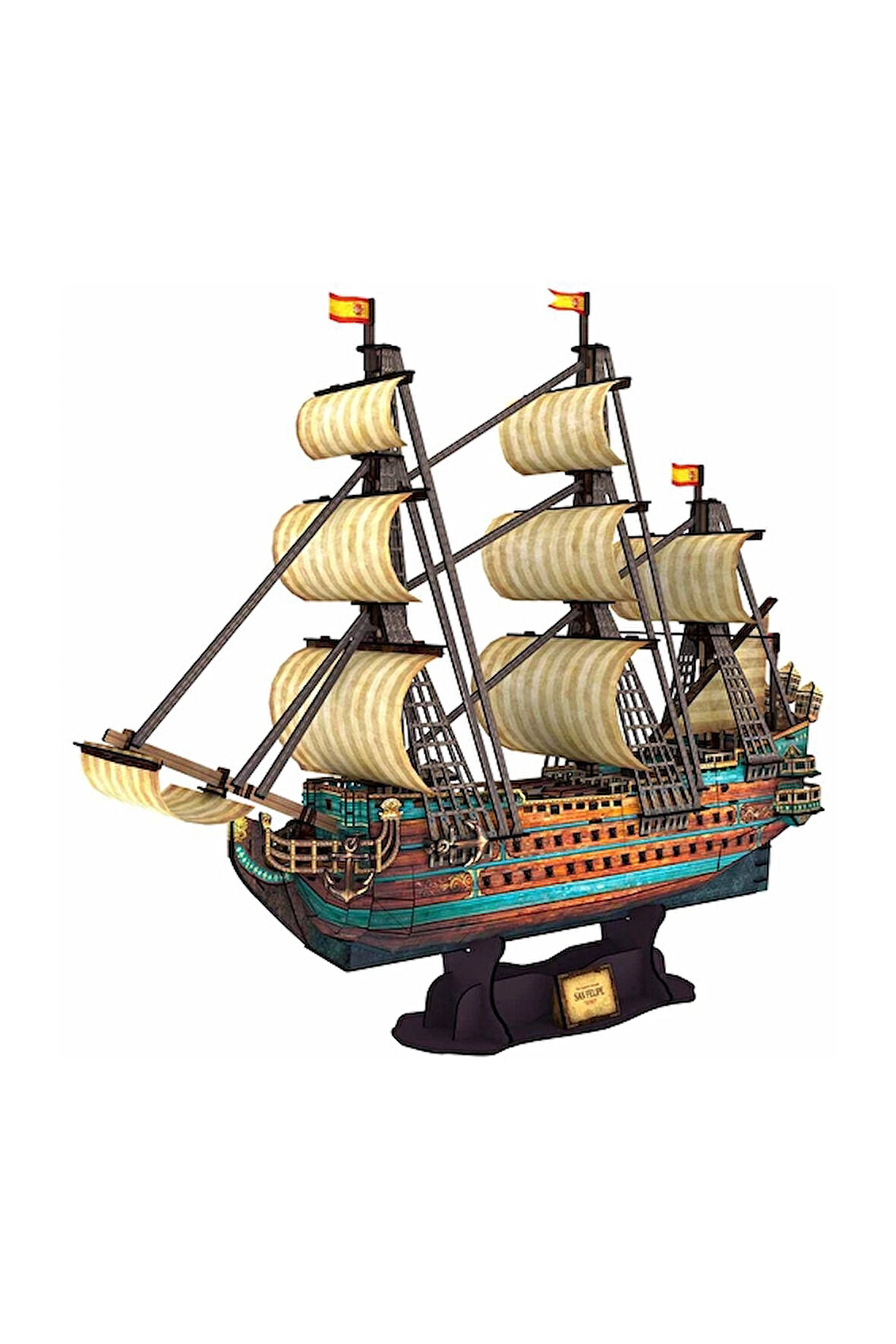 3 ADET  San Felipe Gemisi 3D Puzzle