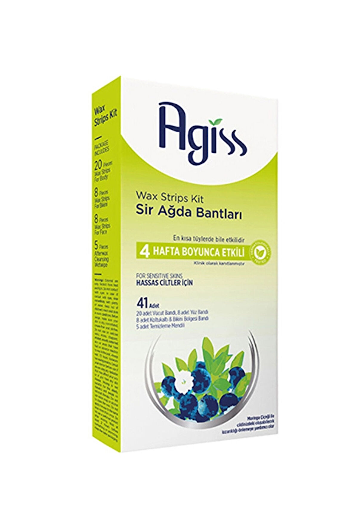 3 ADET  Agiss Ağda 41'li Hassas Ciltler İçin