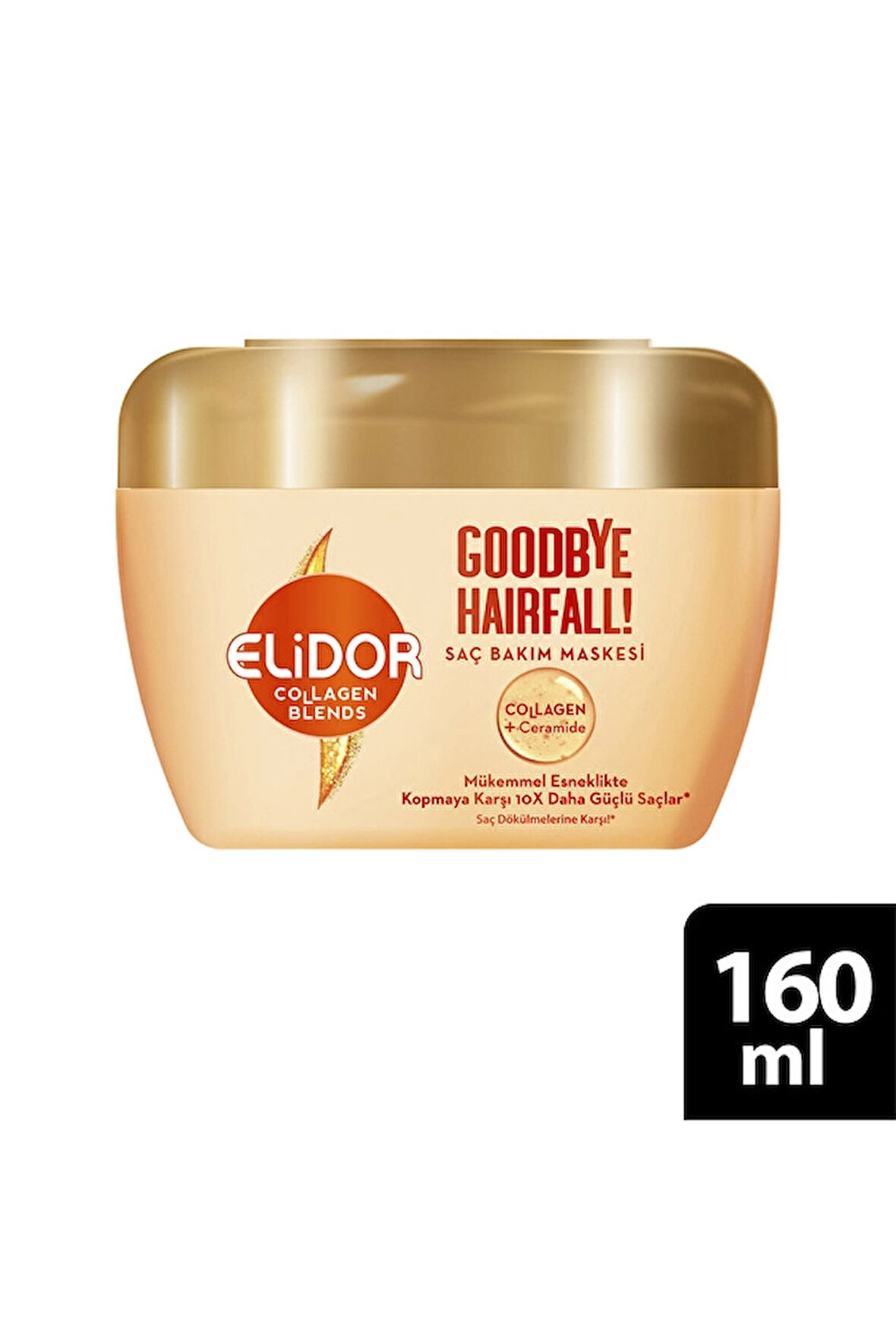 3 ADET  Elidor Collagen Blends Dökülme Karşıtı Sülfatsız Saç Bakım Maskesi 160 ml