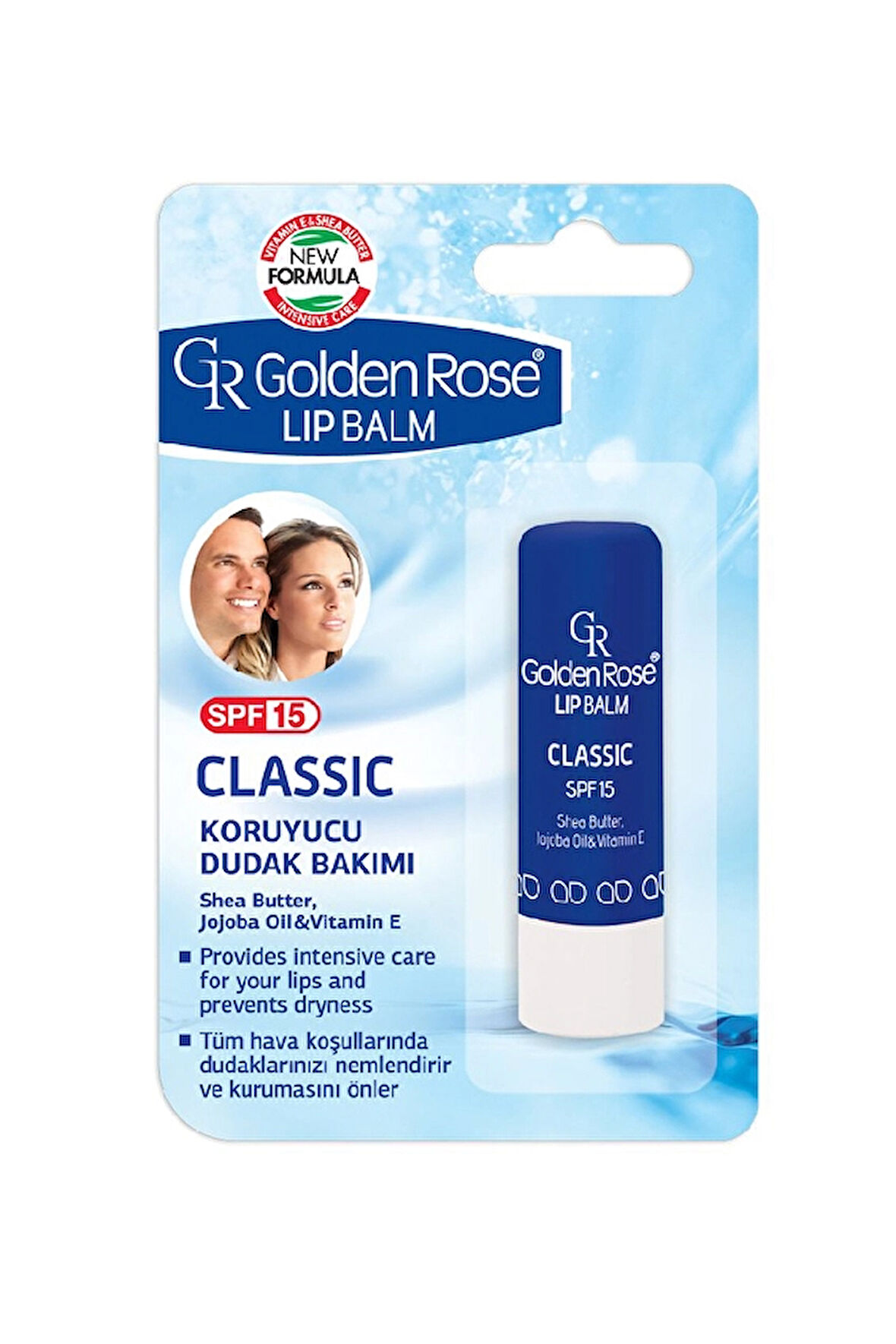 3 ADET  Golden Rose Dudak Balmı Classic Spf15