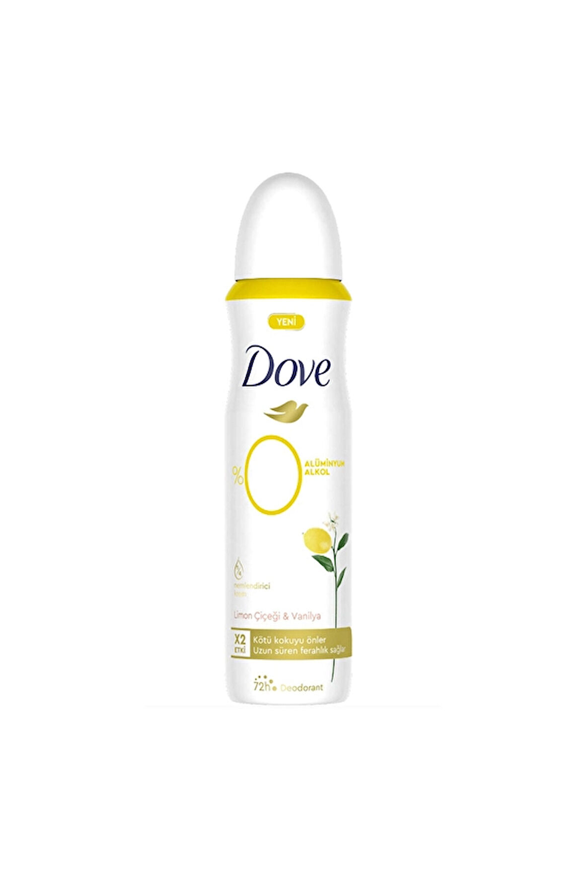 3 ADET  Dove Deo Limon Çiçeği & Vanilya Kadın 150 ml