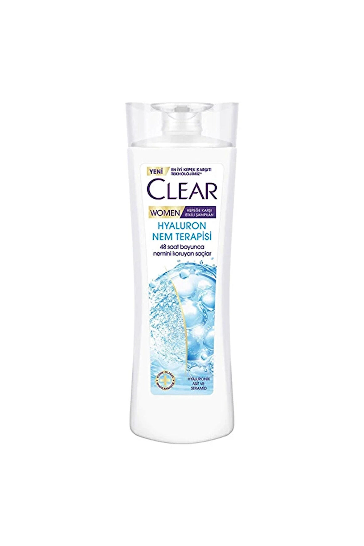 3 ADET  Clear Women Şampuan Hyaluron Nemlendirici Terapi 350 ml