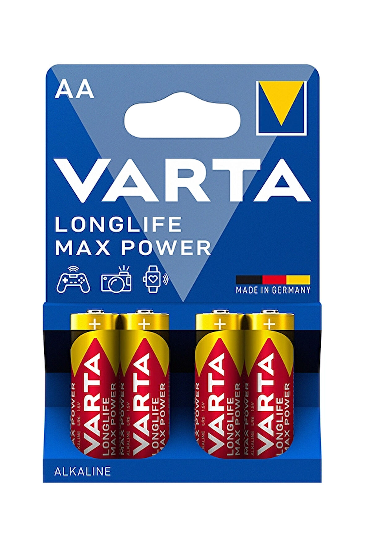 3 ADET  Varta Pil Max Power Kalem Pil 4'Lü
