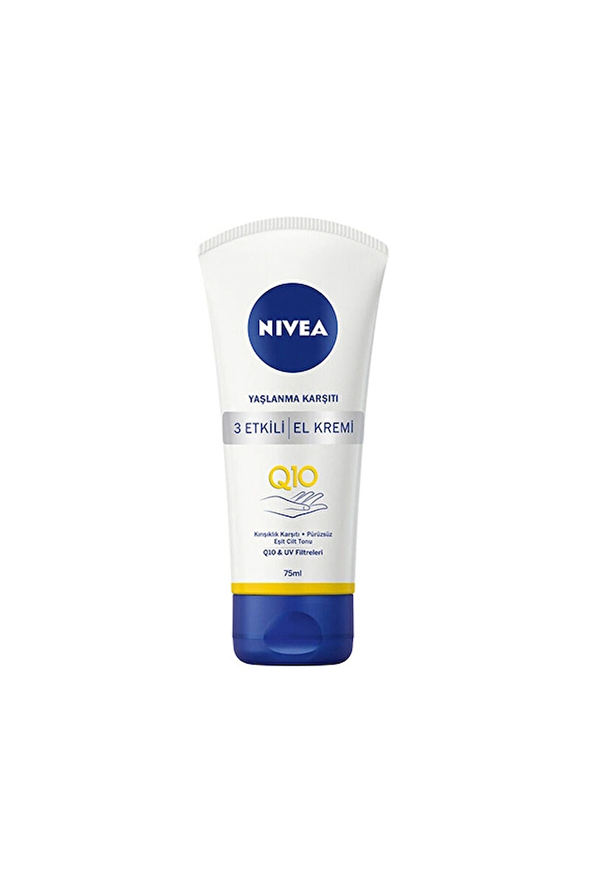 3 ADET  Nivea El Kremi Q10 Plus 75 ml