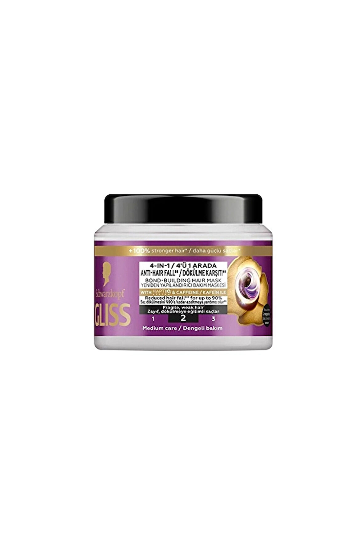 3 ADET  Glıss Maske 400 ml Full Haır Wonder