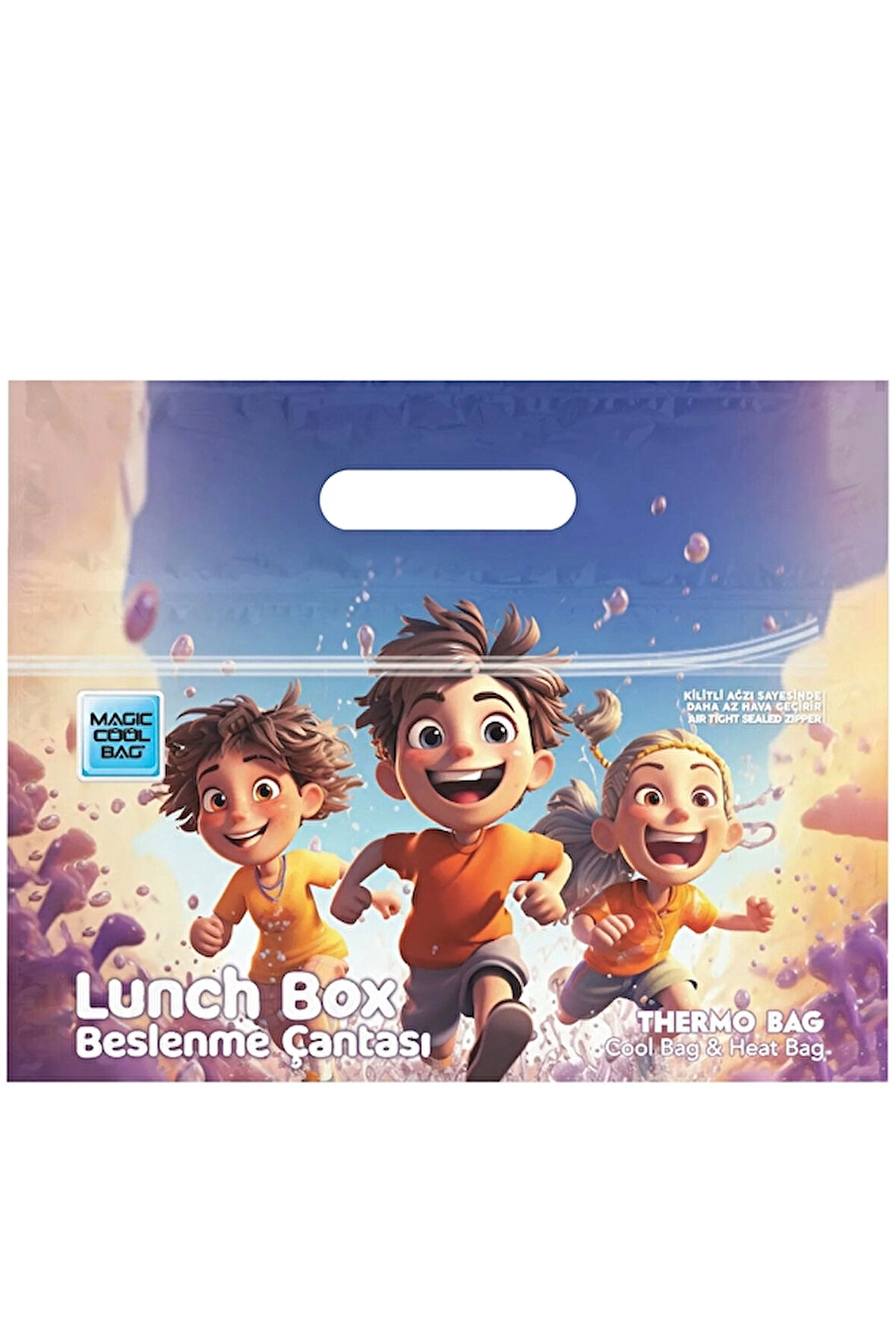 3 ADET  Magic Cool Bag Lunch Box Gıda Poşeti