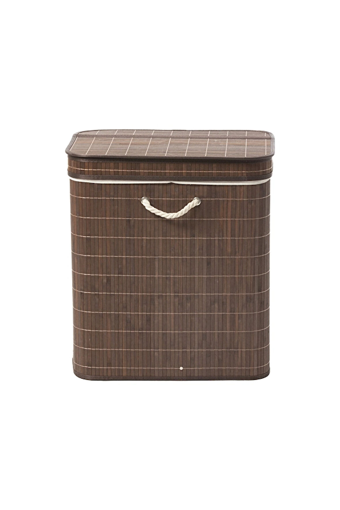 3 ADET  Hometime Bambu Sepet Çift Hazneli 52x32x60 cm