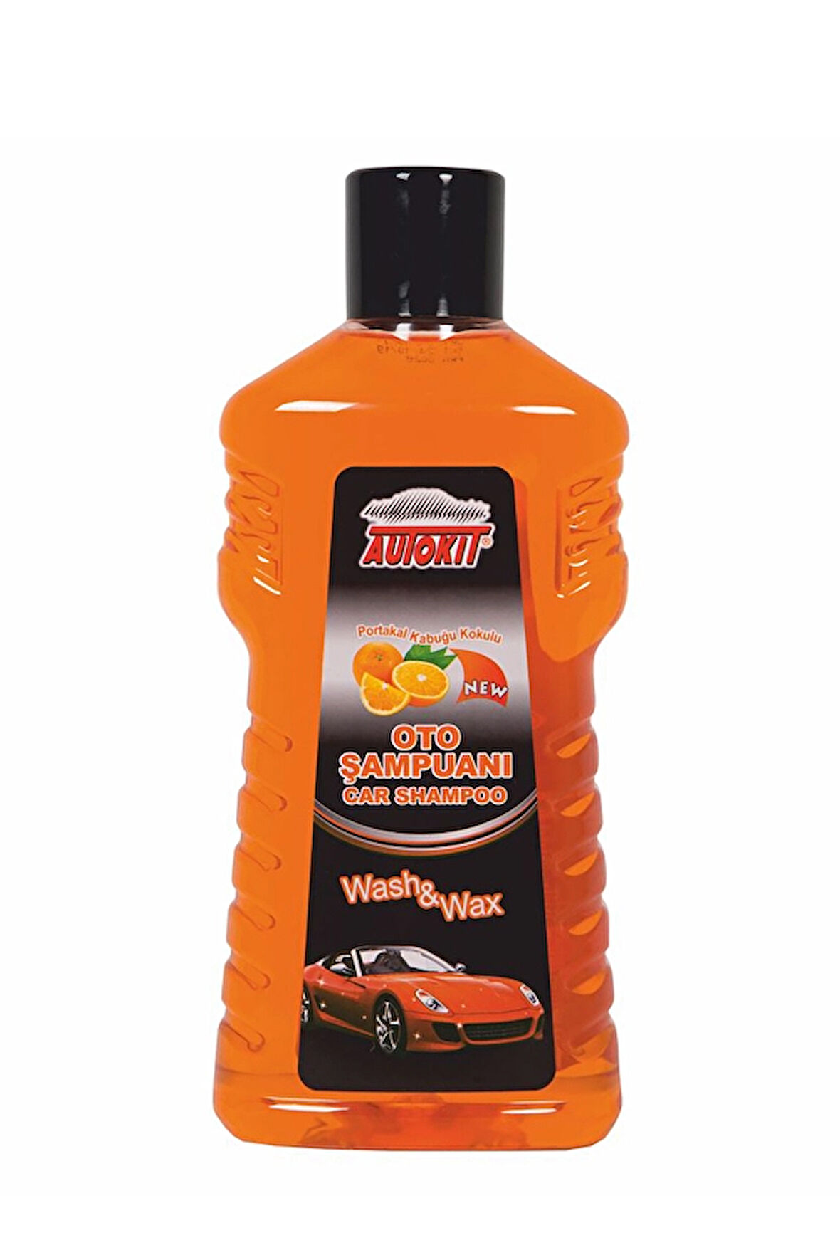3 ADET  Oto Şampuanı Cilalı Portakallı  1 Lt