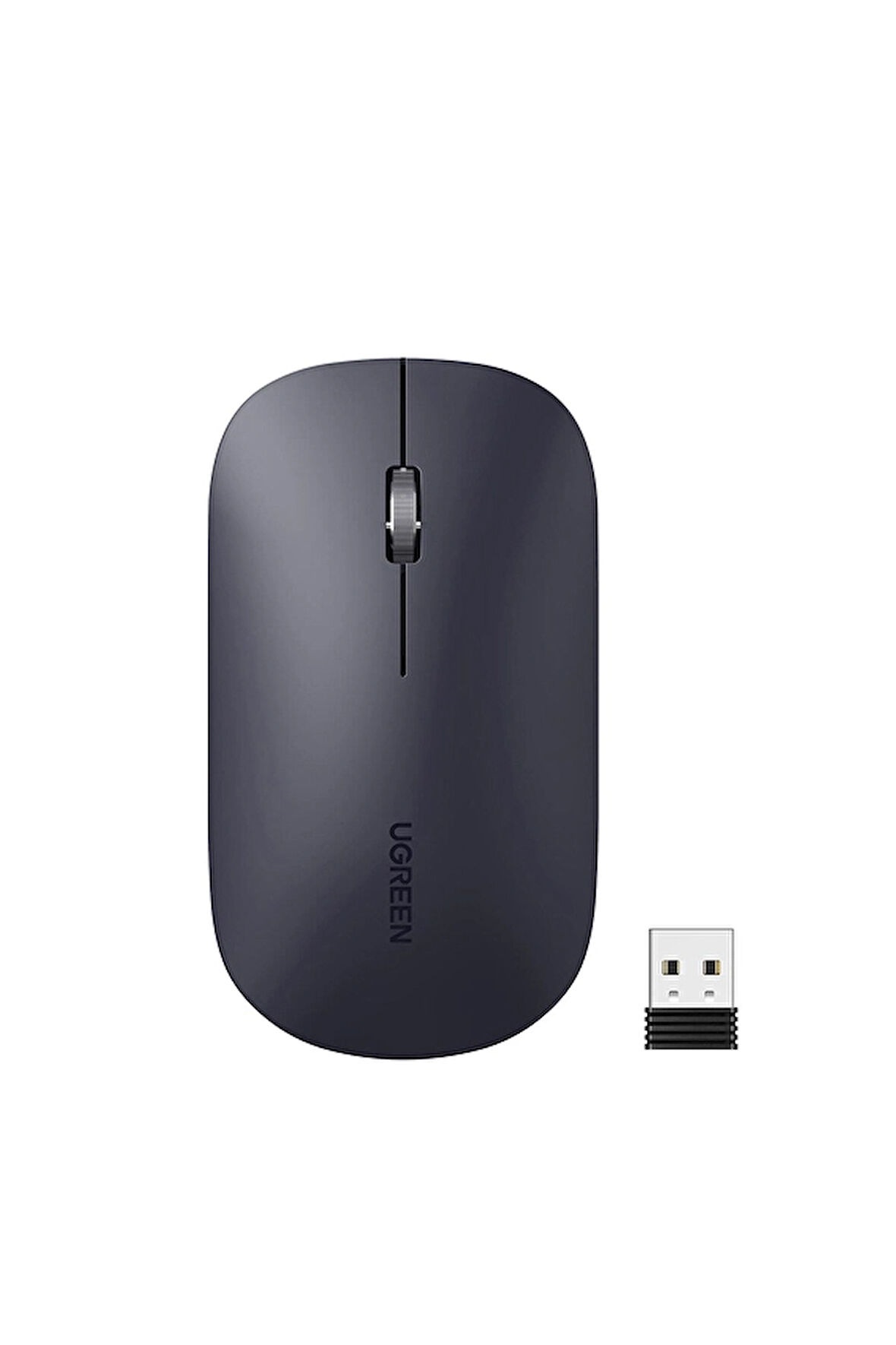3 ADET  UGREEN 2.4Ghz USB Bağlantısı 4000 Dpi Sessiz Tuşlu Kablosuz Optik Mouse Siyah 90372