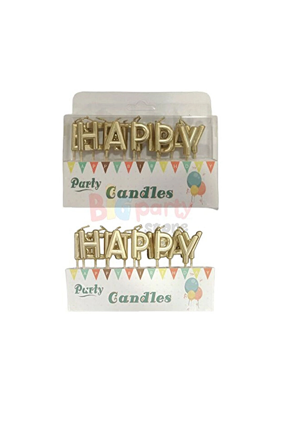 3 ADET  Orca Mum Altın Happy Birthday