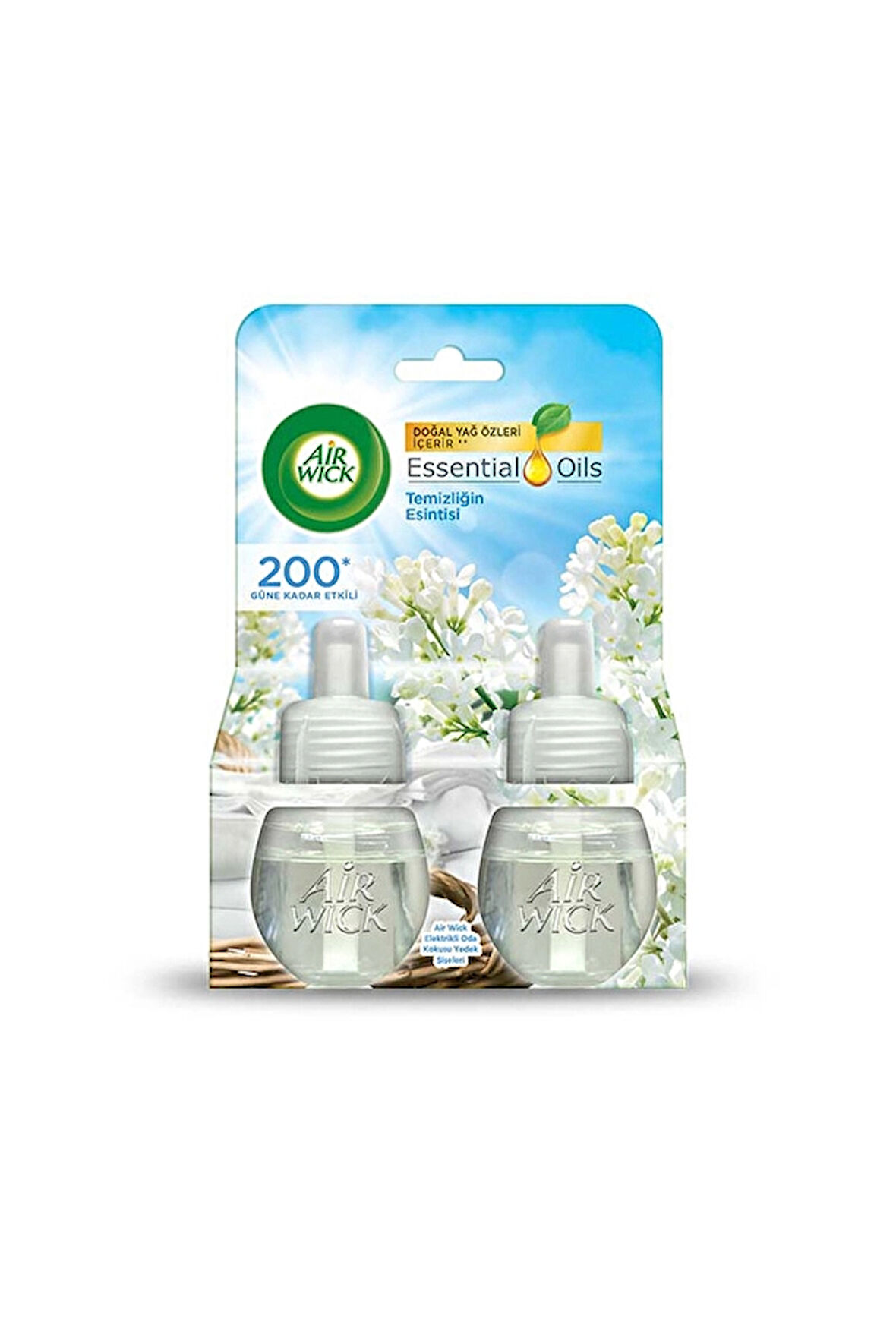 3 ADET  Air Wick Elektrikli Yedek Temizlik Esintisi 2'li