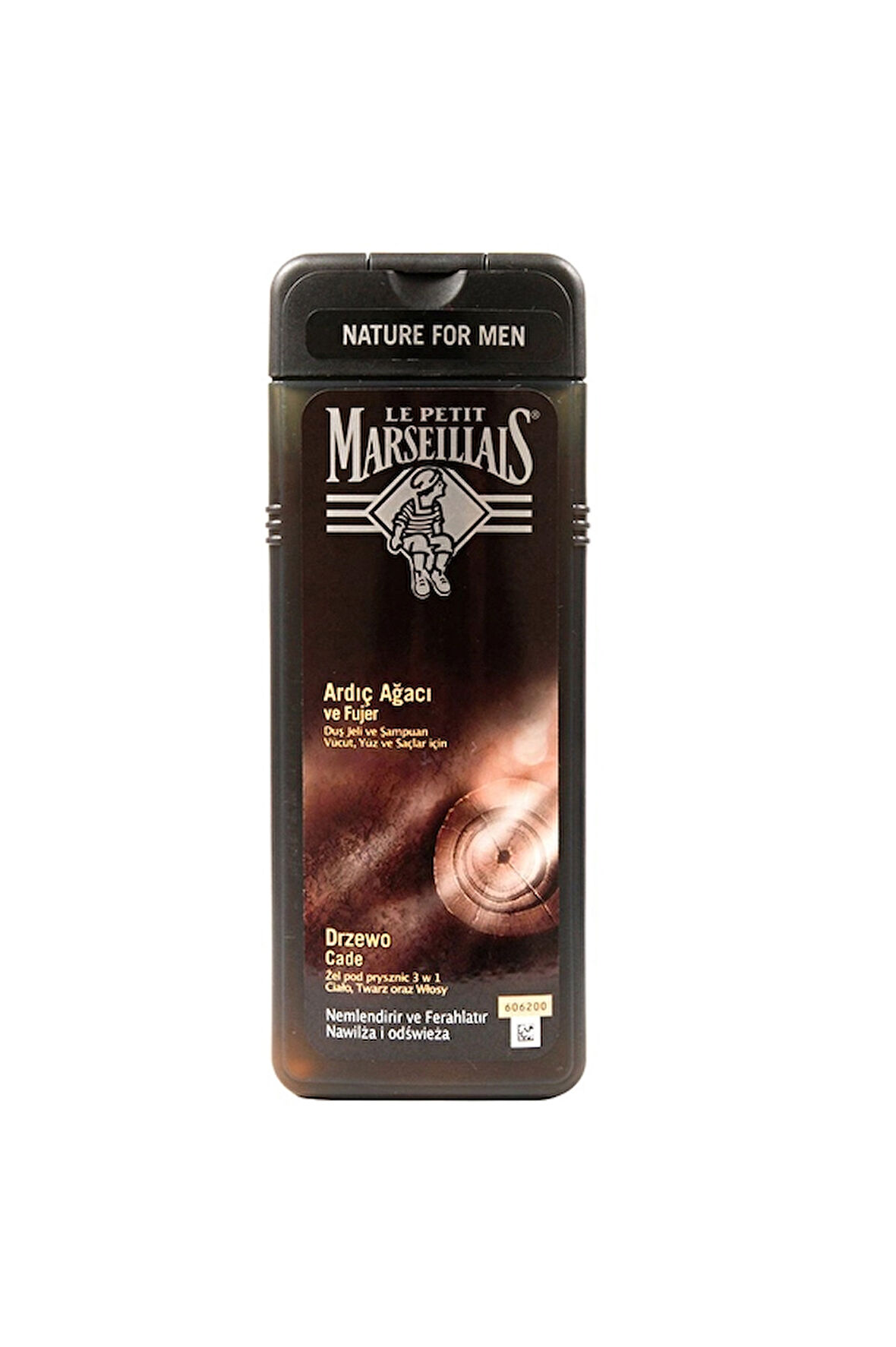 4 ADET   Le Petit Marseillais Duş Jeli 400Ml Ardıç Ağacı ve Füjer